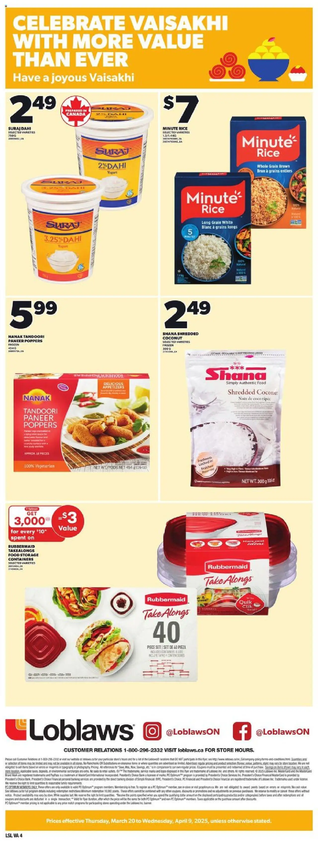 Loblaws flyer valid from Mar 20, 2025 - page number 4