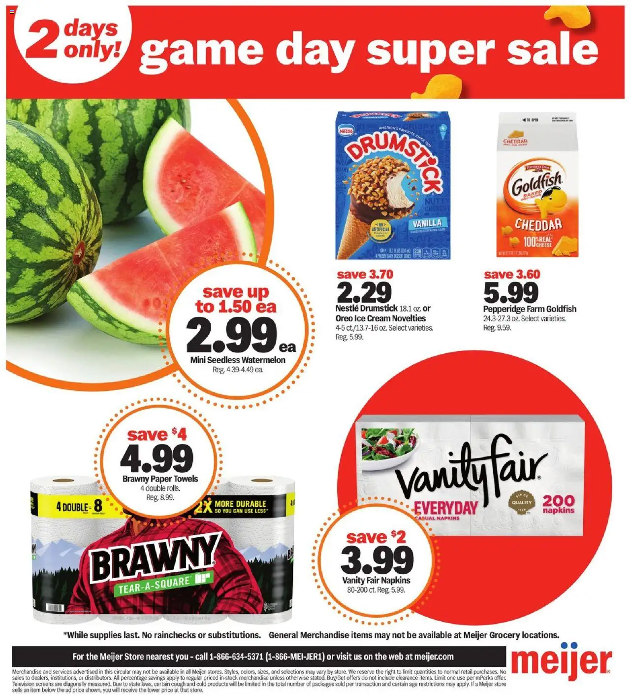 MEIJER AD from 03/21/2025 - Super Sale - PREVIEW - Page number 3