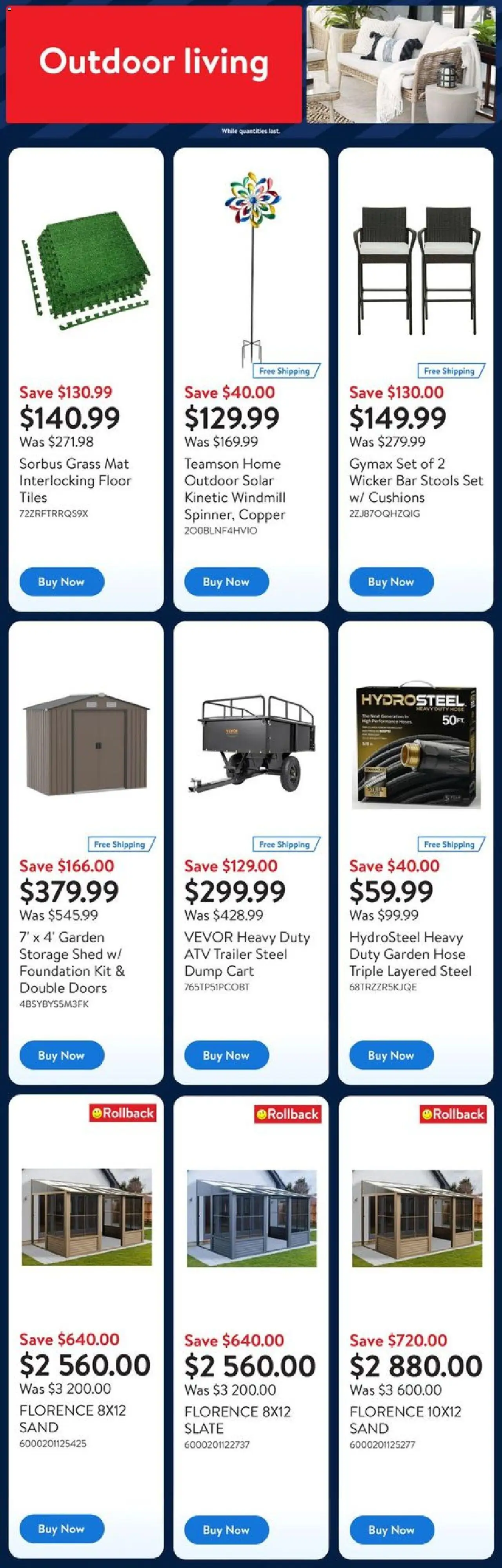 Walmart flyer valid from Mar 20, 2025 - page number 2 - Tiles, Trailer