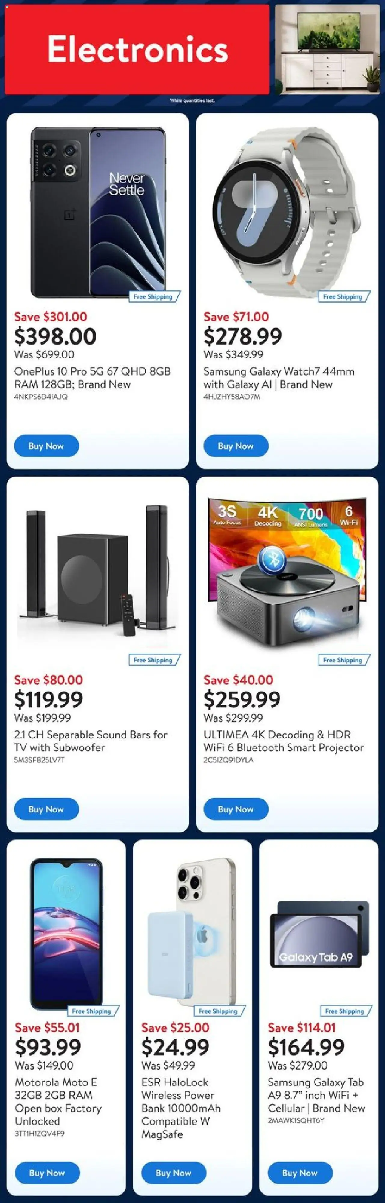 Walmart flyer valid from Mar 20, 2025 - page number 8