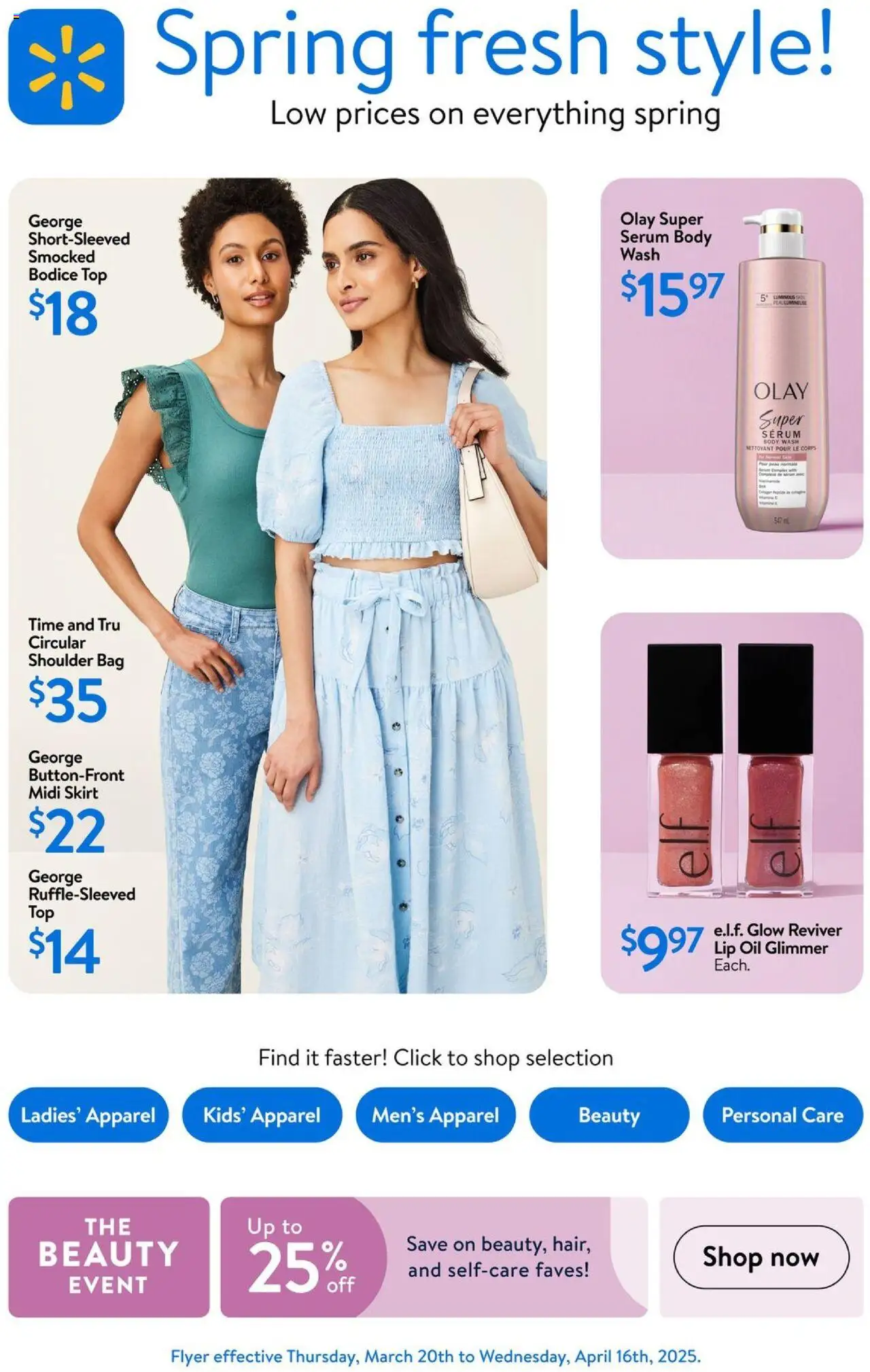Walmart weekly flyer starting Mar 20, 2025 ⭐️