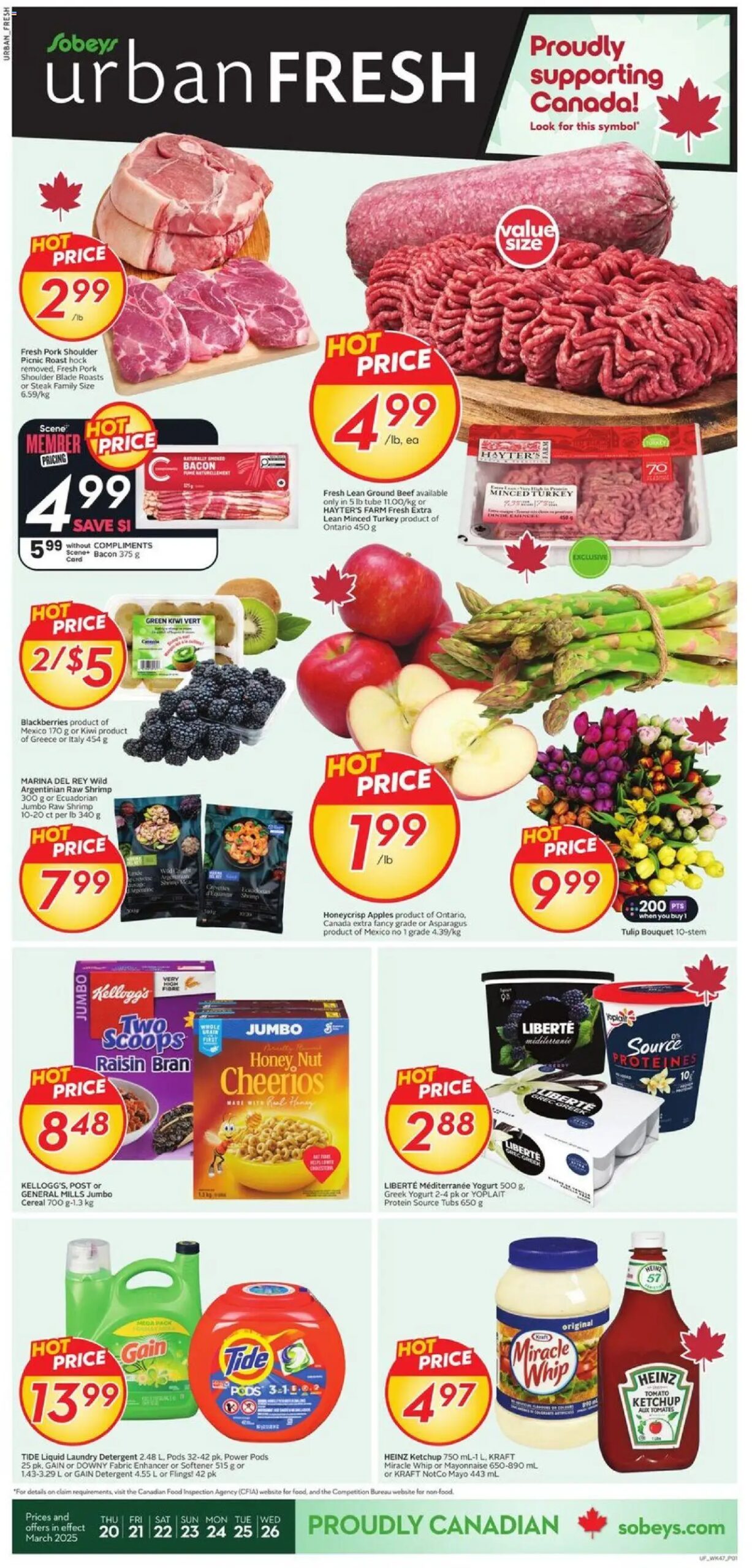 Sobeys weekly flyer starting Mar 20, 2025 ⭐️