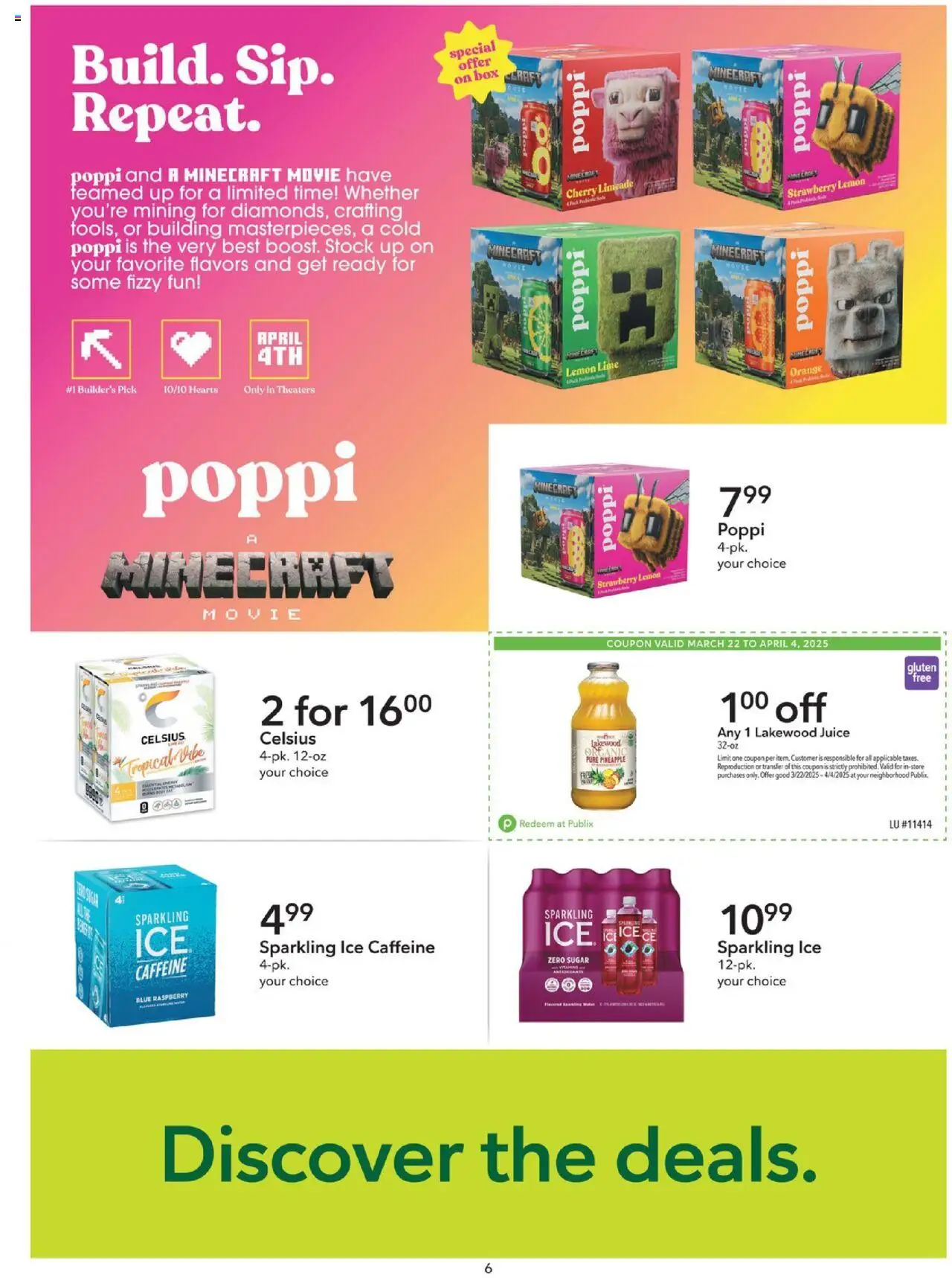 Publix Weekly ad from (03/22/2025) - Ad this week, Flyer - Page number 6