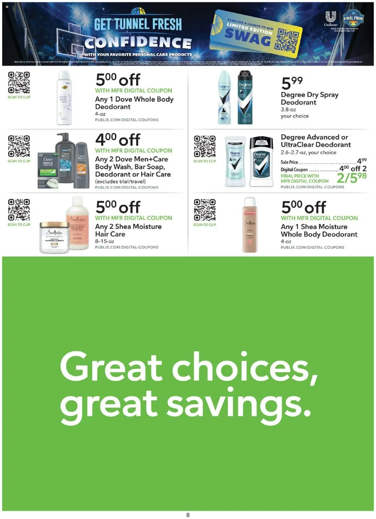 Publix Weekly ad from (03/22/2025) - Ad this week, Flyer - Page number 8