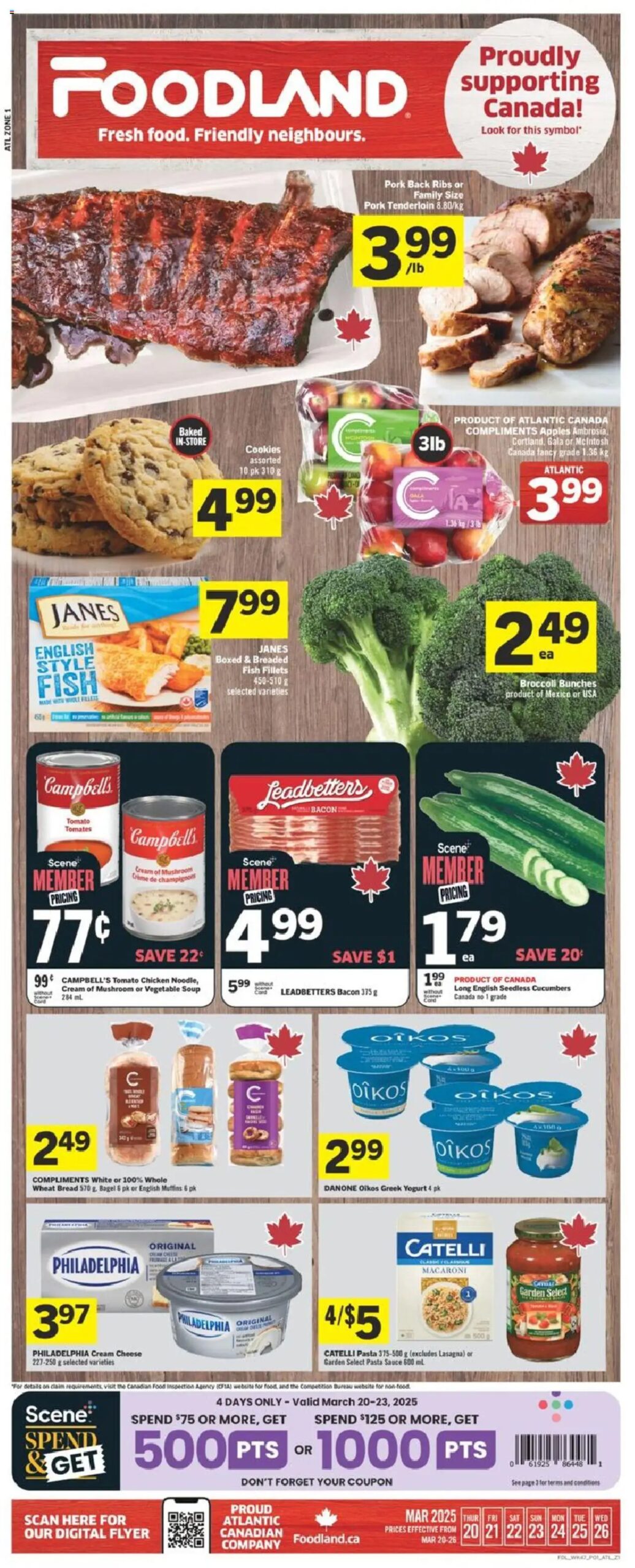 Foodland weekly flyer starting Mar 20, 2025 ⭐️