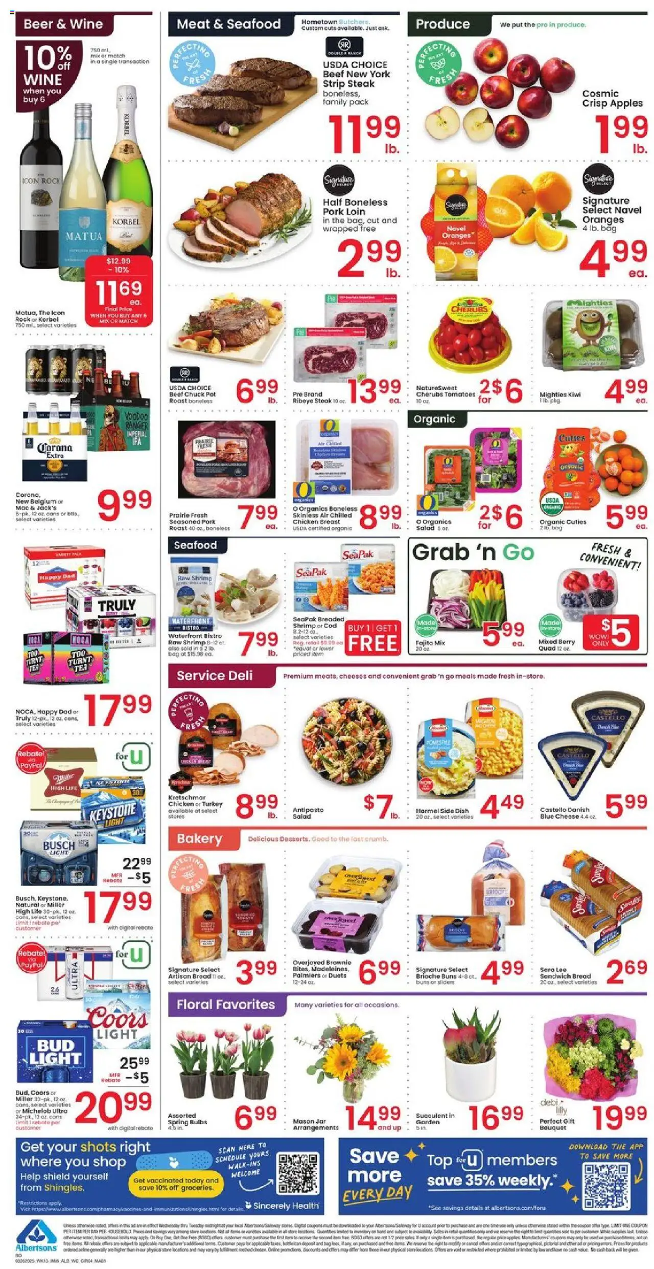 Albertsons Weekly Ad from 03/26/2025 - Flyer - Page number 4