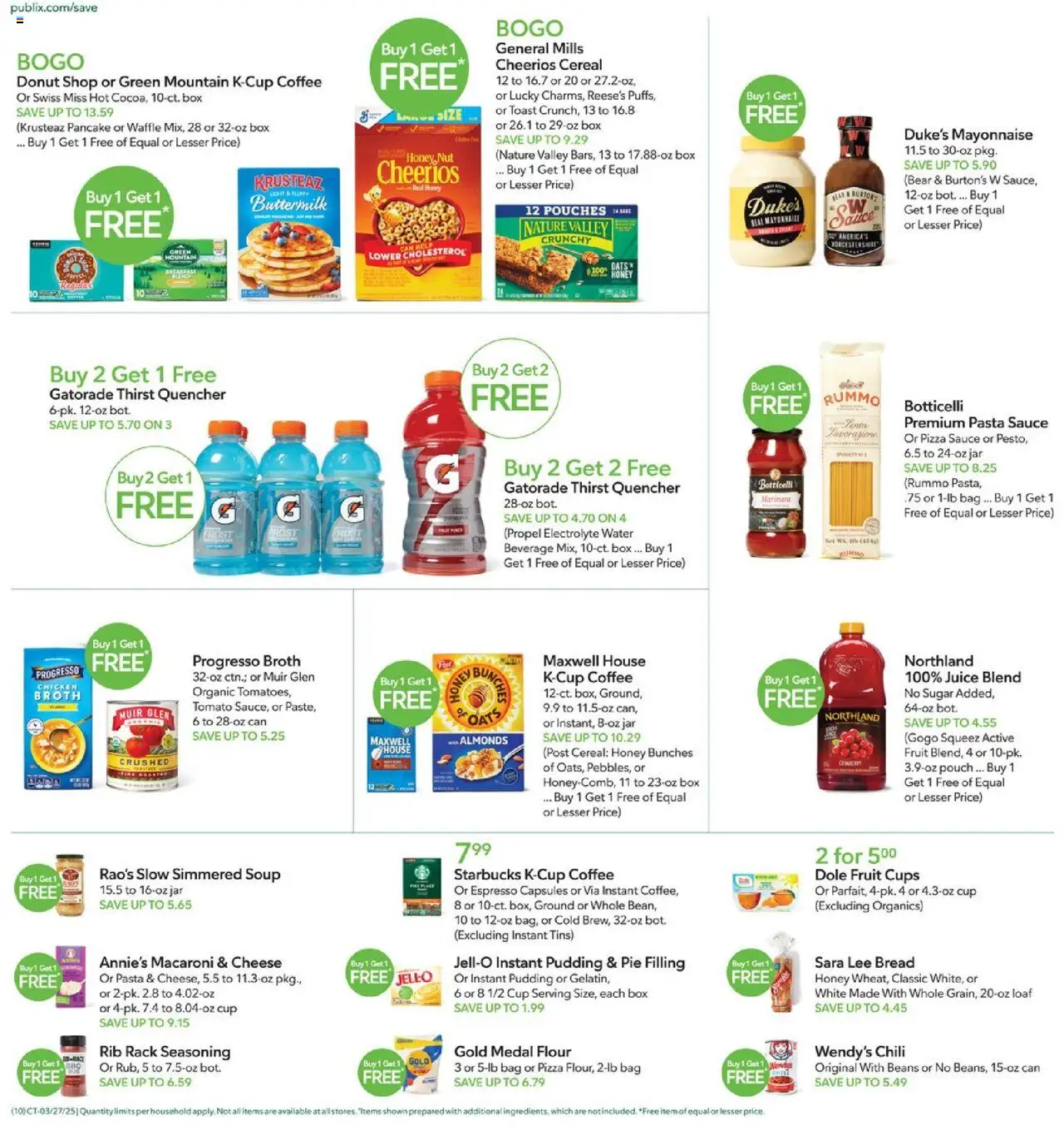 Publix Weekly ad from (03/26/2025) - Ad this week, Flyer - Page number 10