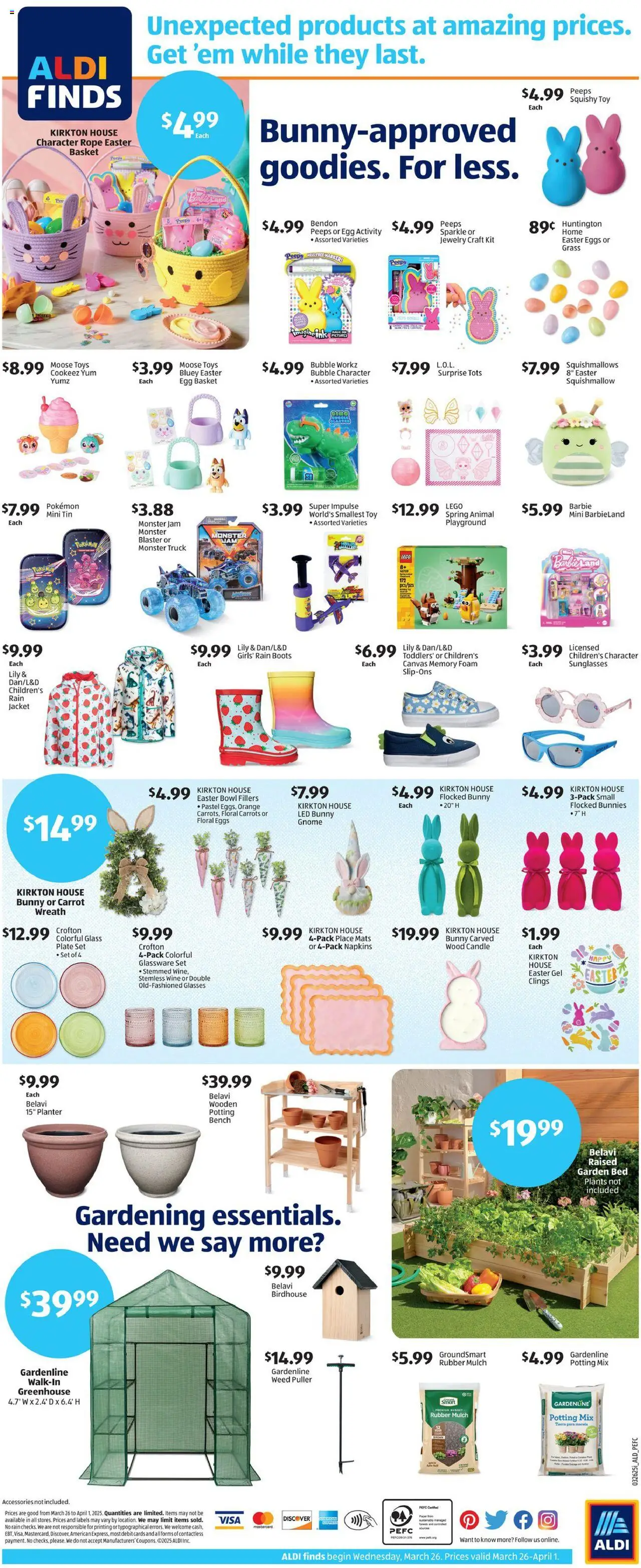 Aldi Weekly Ad from 03/26/2025 - Flyer, Sales ad - Page number 2