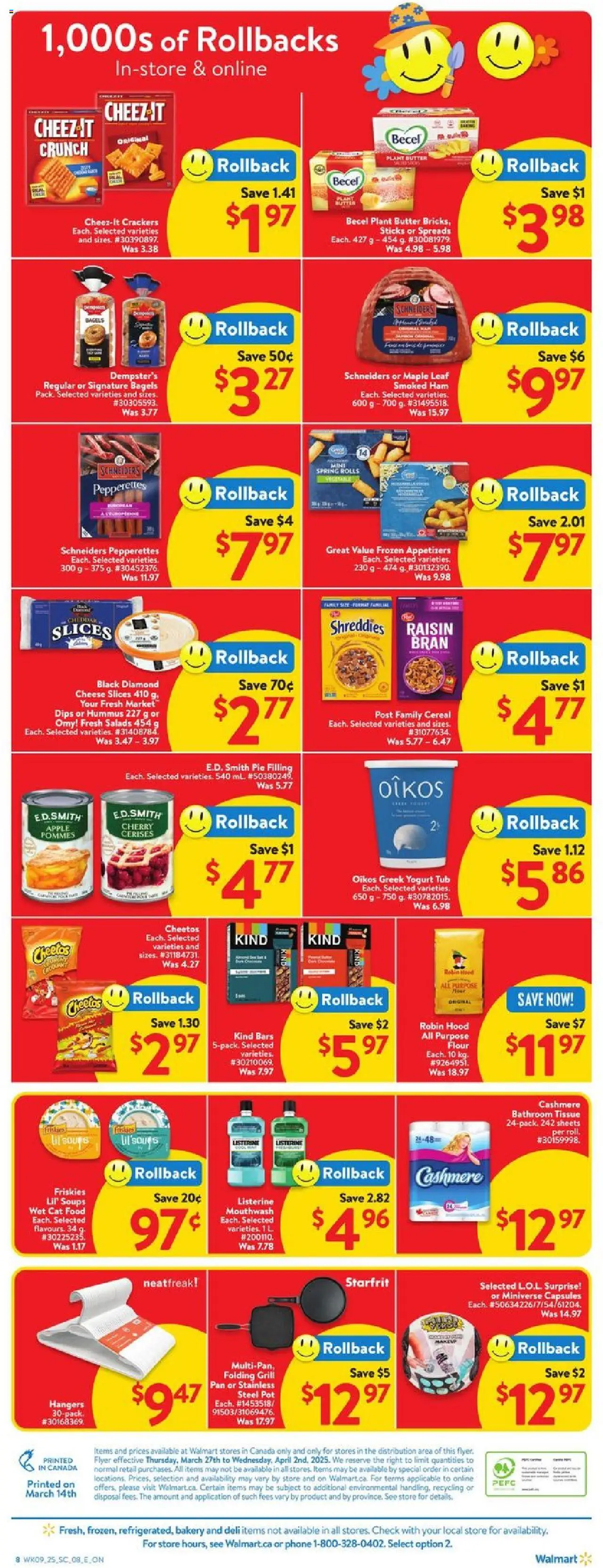 Walmart flyer valid from Mar 27, 2025 - page number 2