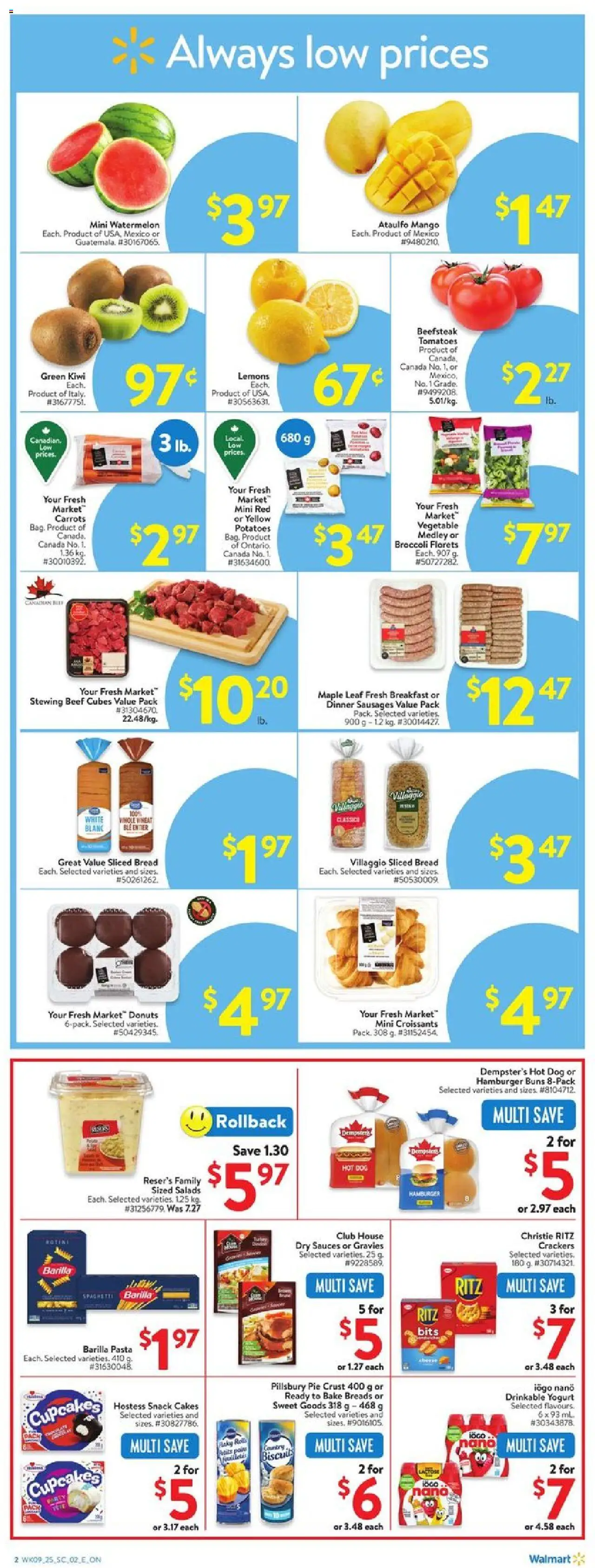 Walmart flyer valid from Mar 27, 2025 - page number 3
