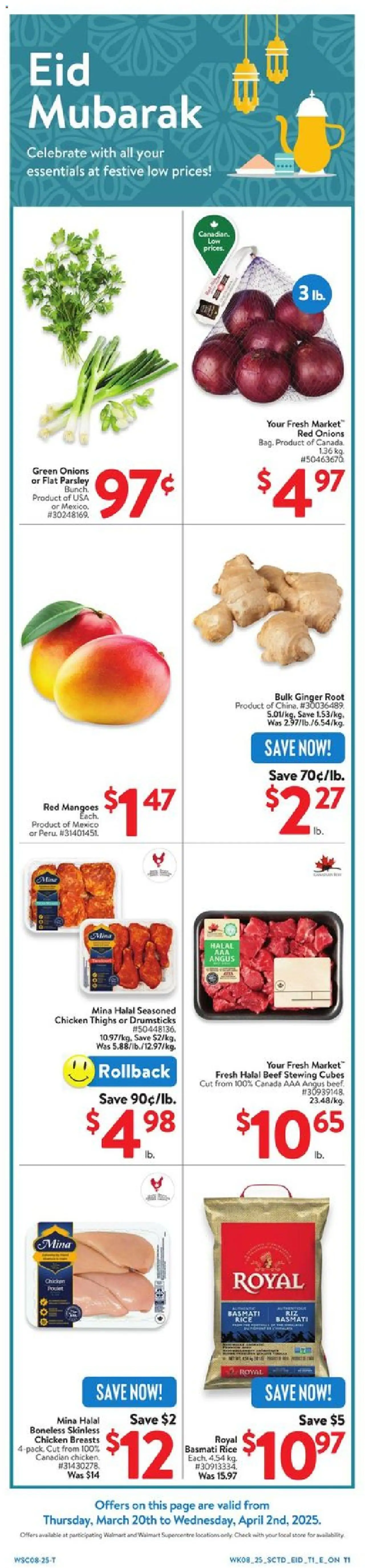 Walmart flyer valid from Mar 27, 2025 - page number 4