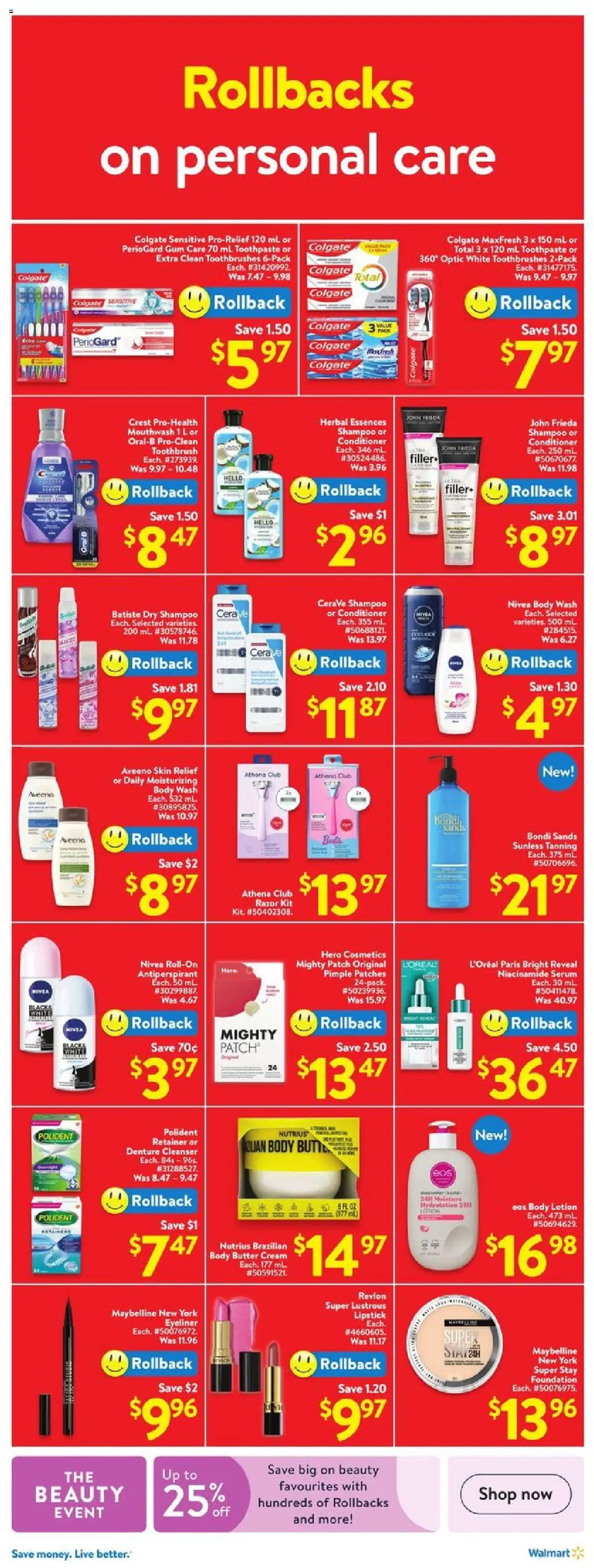 Walmart flyer valid from Mar 27, 2025 - page number 14