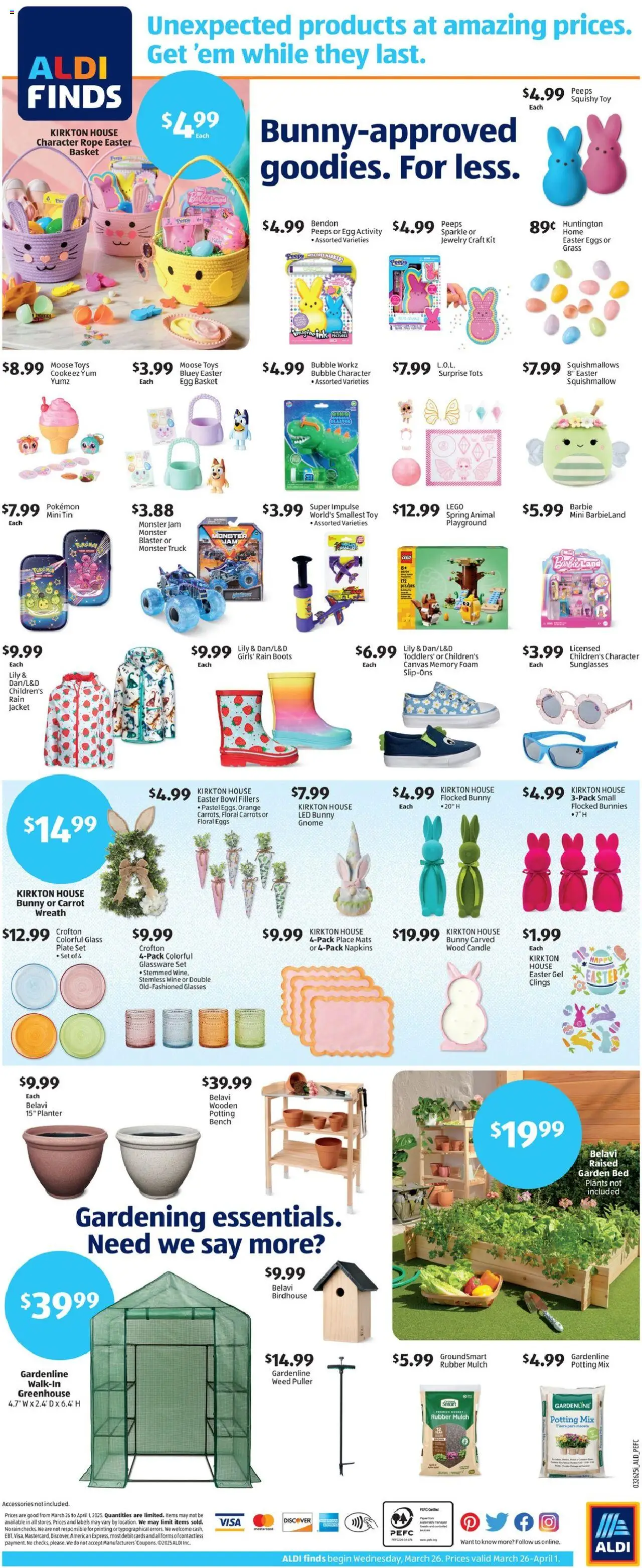 Aldi Weekly Ad from 03/26/2025 - Flyer, Sales ad - Page number 2