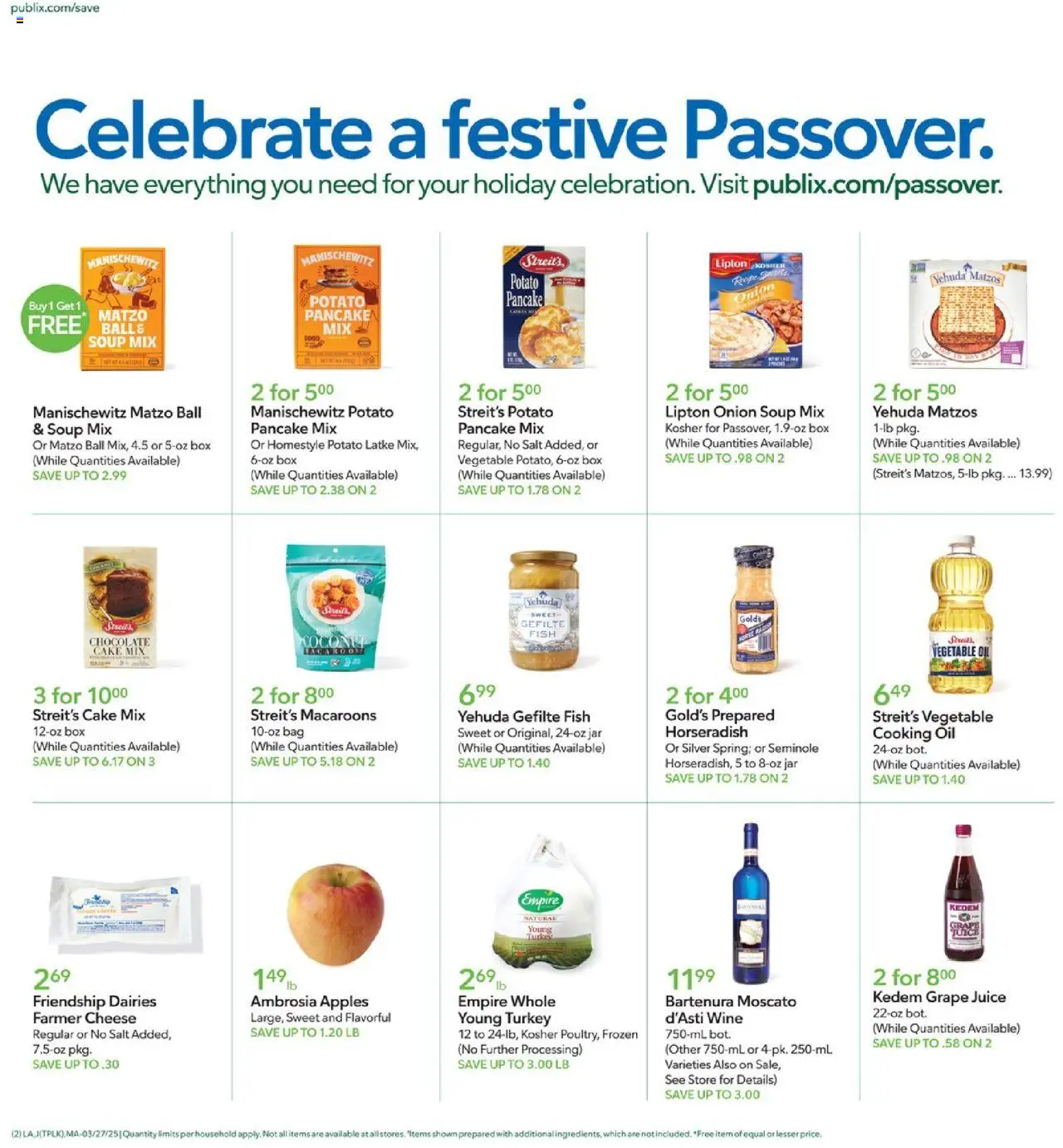 PUBLIX Weekly ad from 03/27/2025 >> Ad this week, Flyer