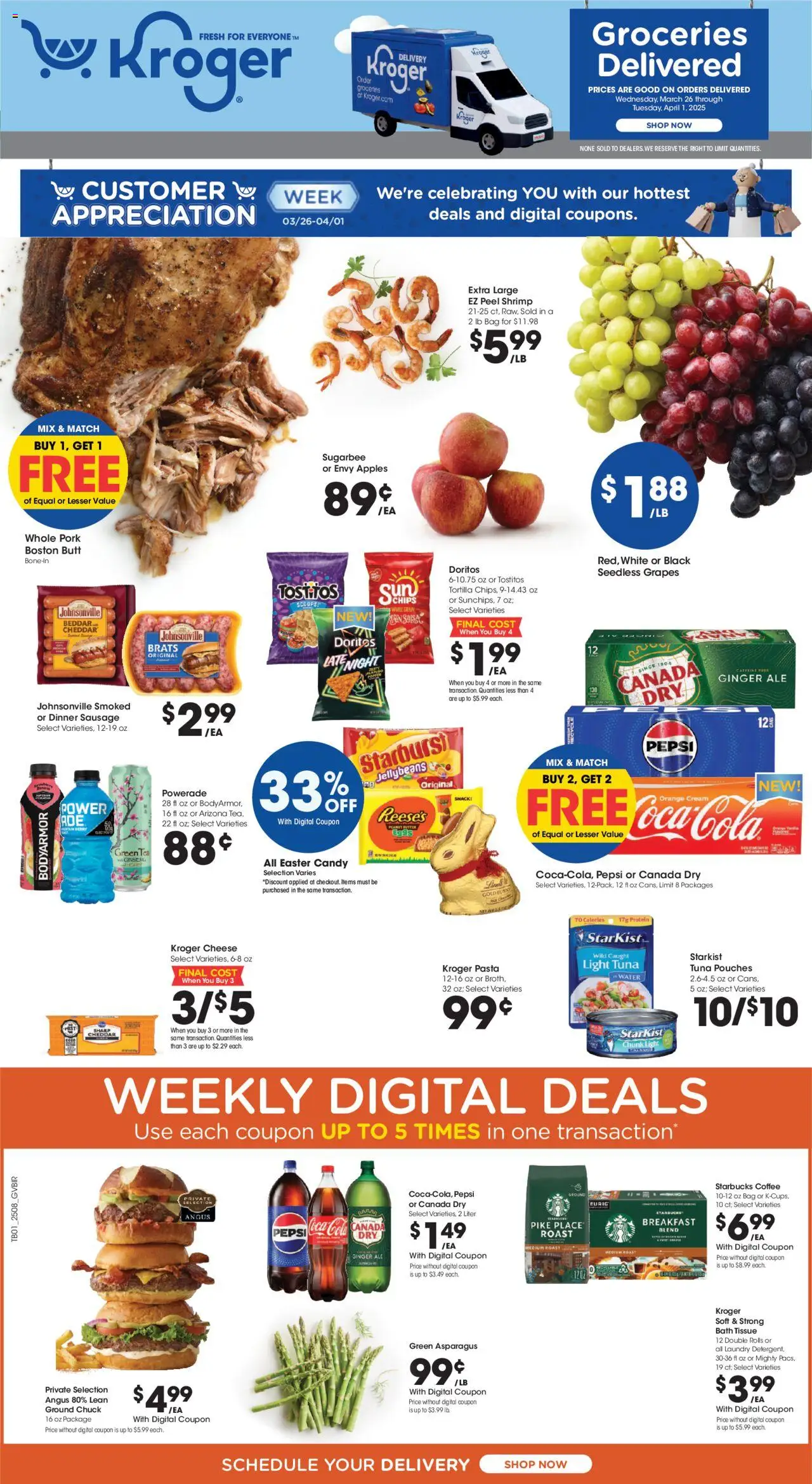 KROGER Weekly ad from 03/26/2025 >> Ad for next week