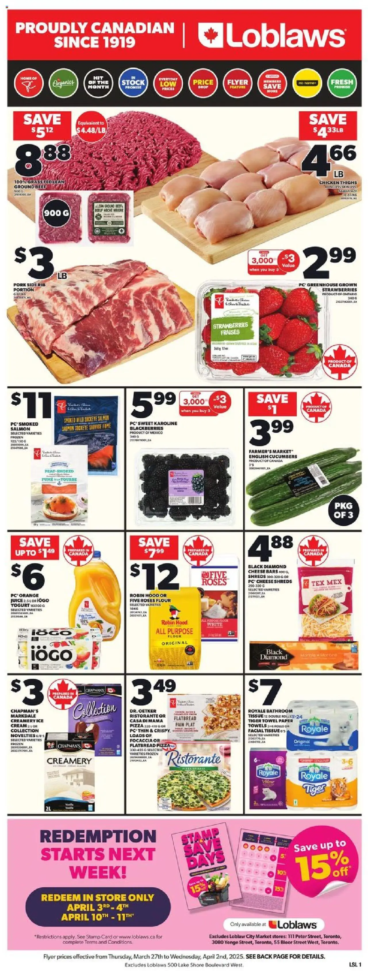 Loblaws flyer valid from Mar 27, 2025 - page number 4