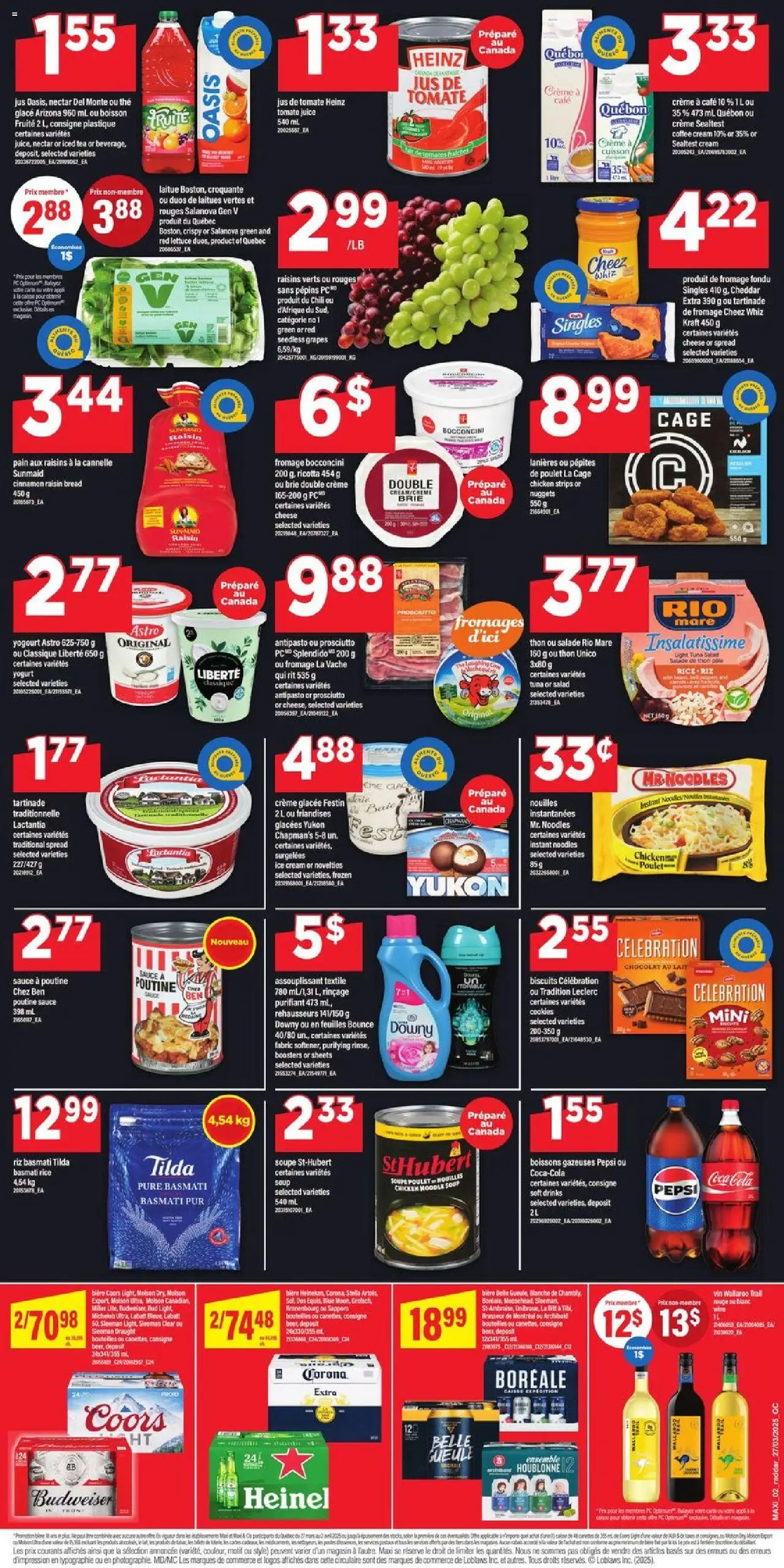 Le catalogue Weekly flyer / circulaire est valide à partir du Mar 27, 2025 numéro de la page 2