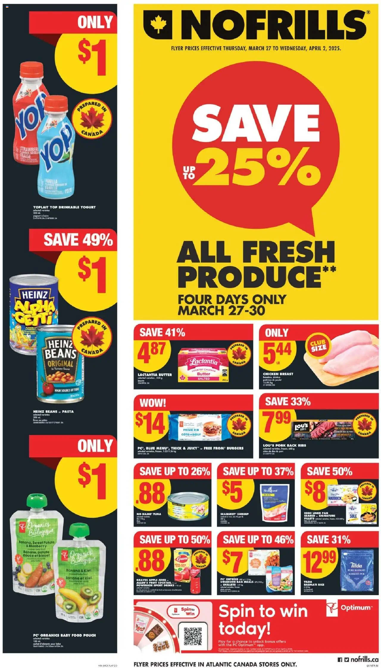 No Frills weekly flyer starting Mar 27, 2025 ⭐️