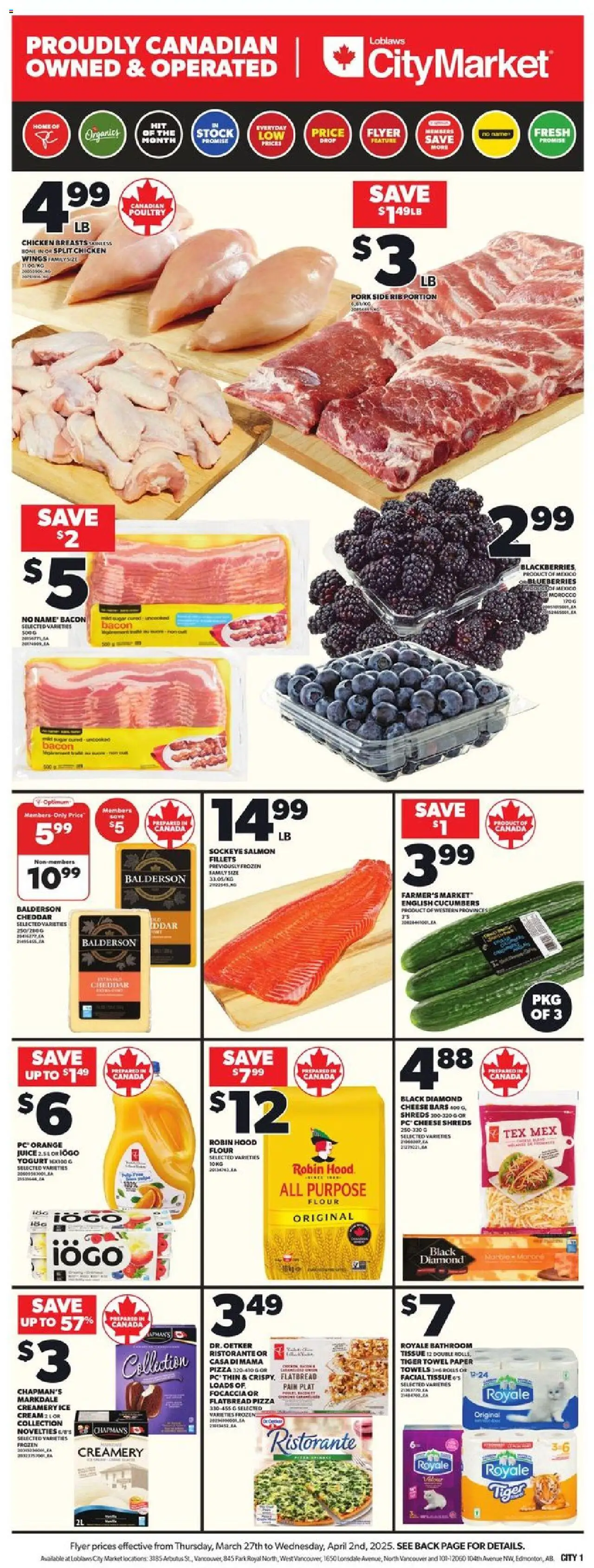 Loblaws flyer valid from Mar 27, 2025 - page number 3