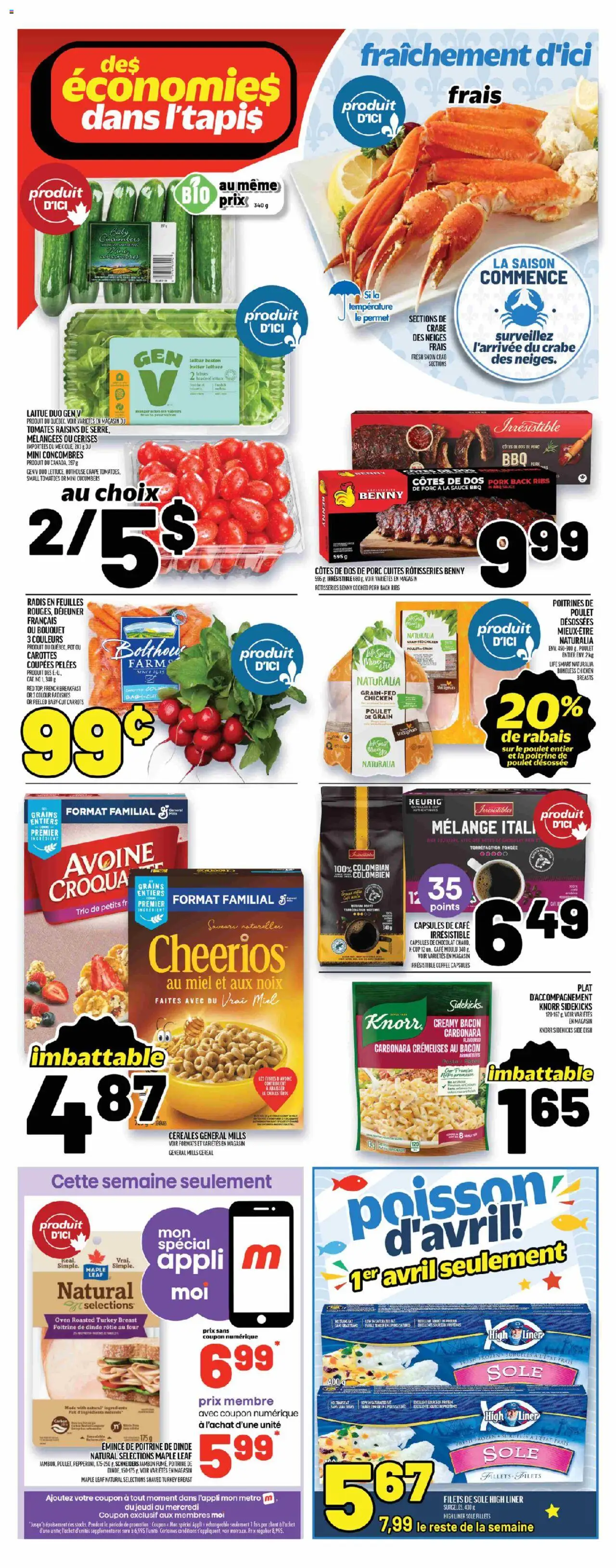 Le catalogue Weekly flyer / circulaire est valide à partir du Mar 27, 2025 numéro de la page 2