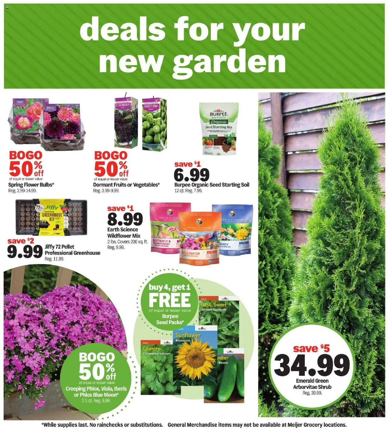 MEIJER AD from 03/30/2025 - Great deals to get you growing - PREVIEW - Page number 9