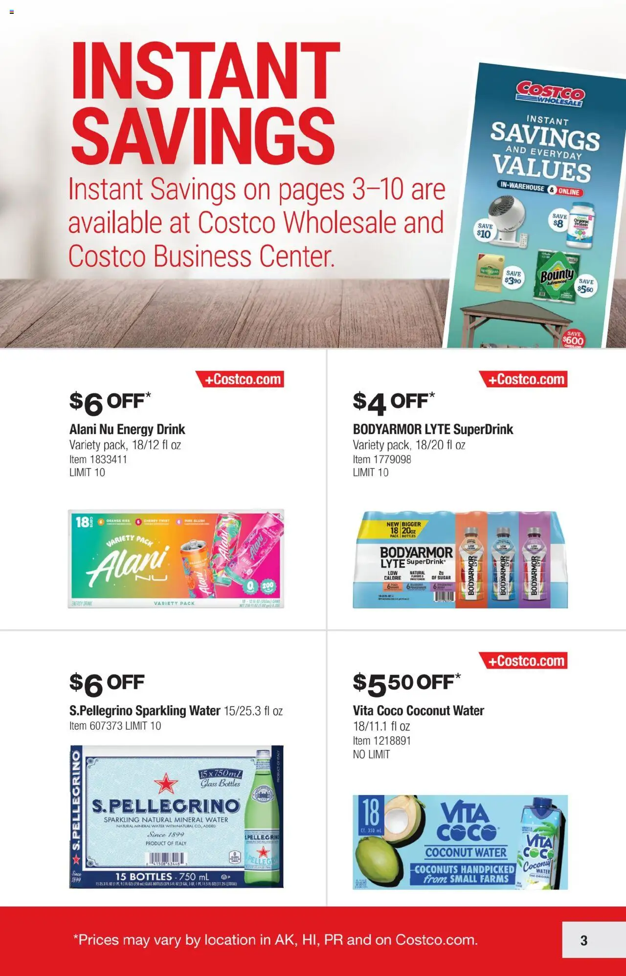 Costco Savings Event from 04/09/2025 - Flyer - Page number 3