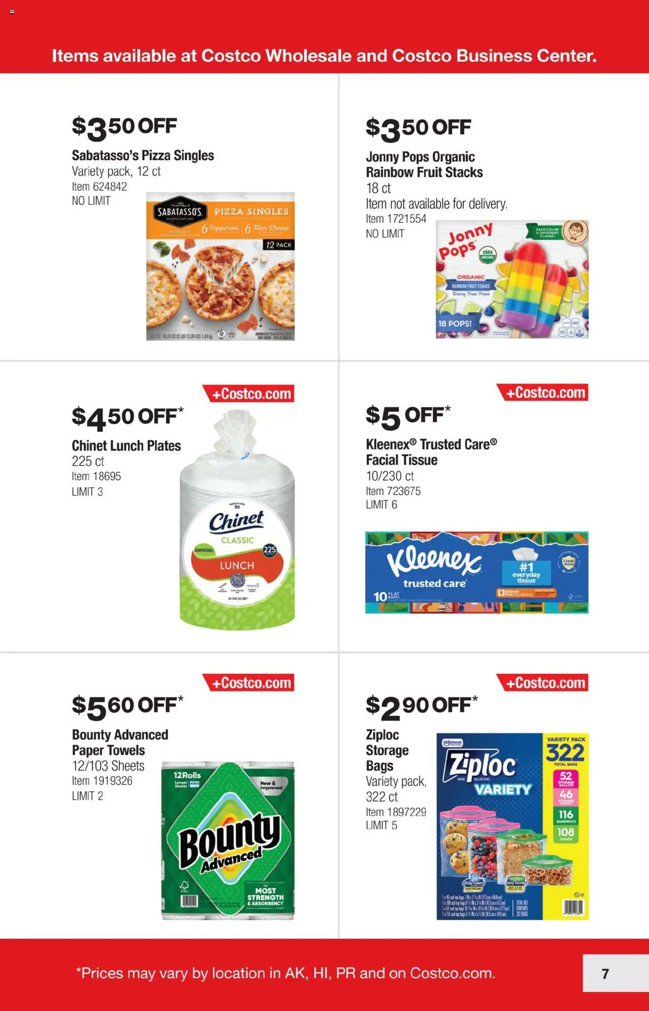 Costco Savings Event from 04/09/2025 - Flyer - Page number 7