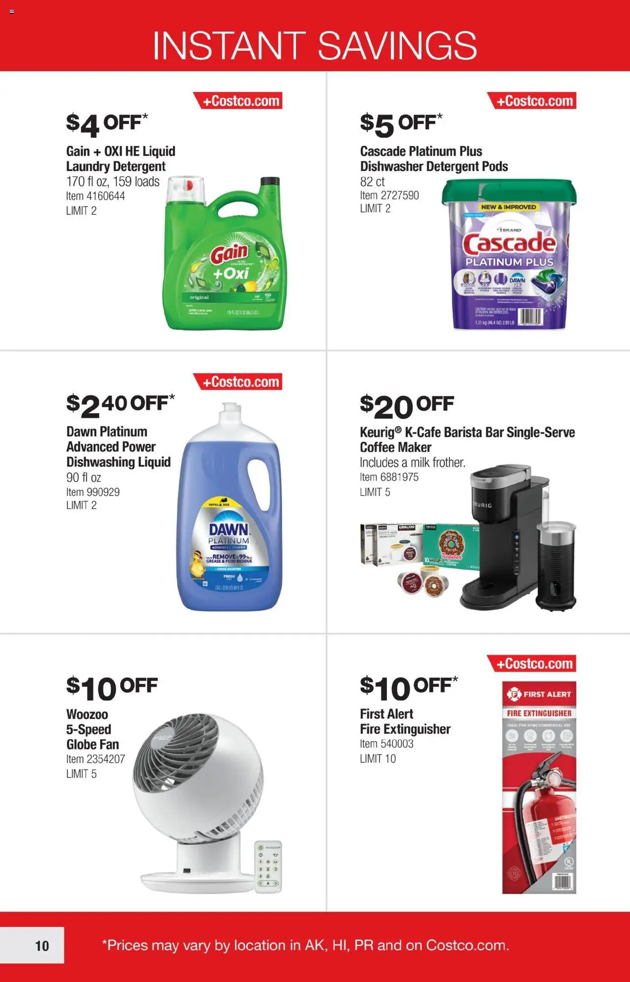 Costco Savings Event from 04/09/2025 - Flyer - Page number 10