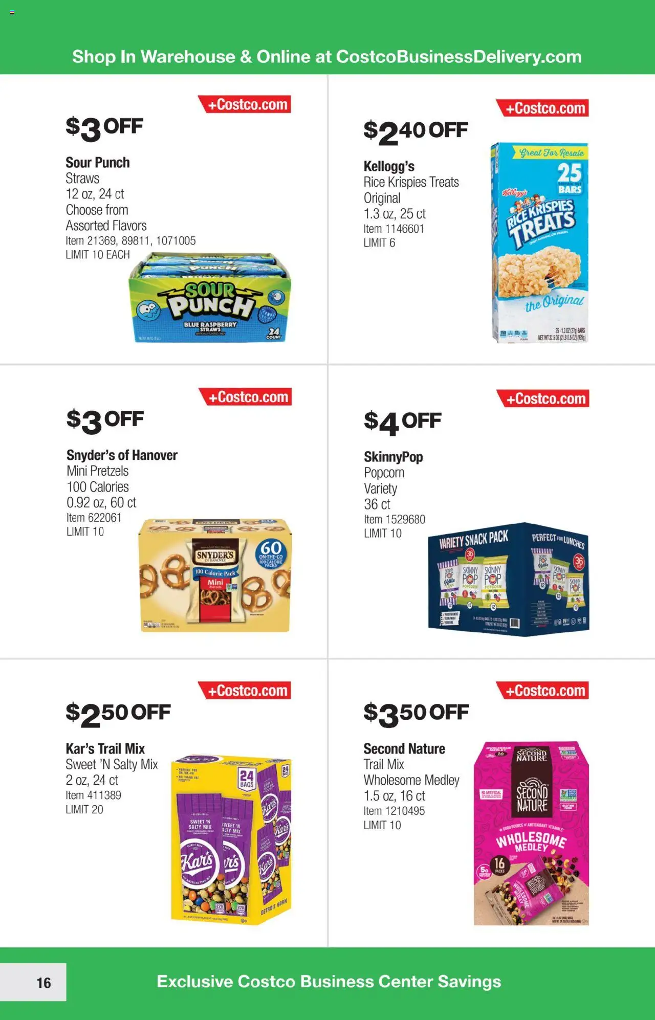 Costco Savings Event from 04/09/2025 - Flyer - Page number 16