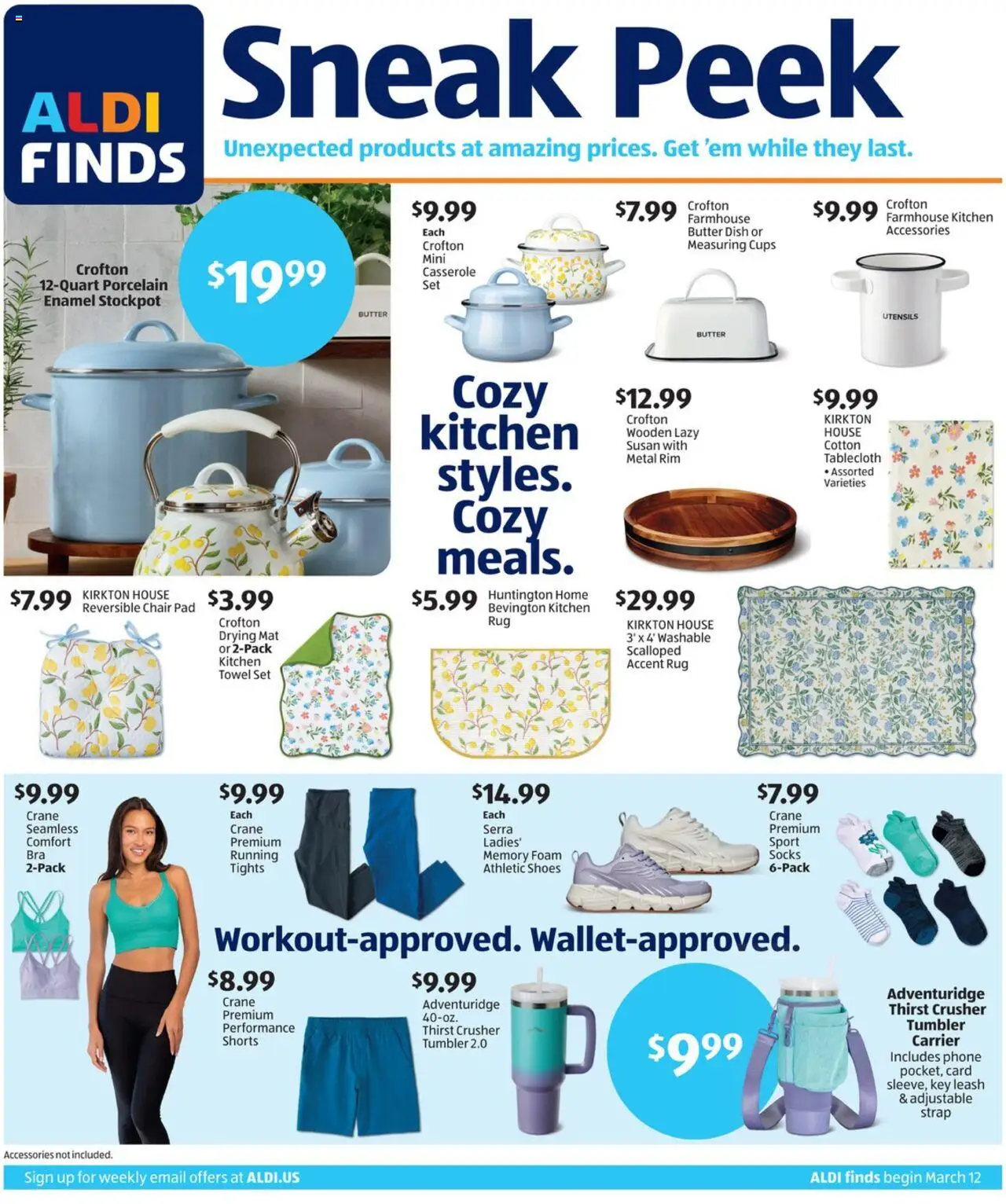 Aldi Weekly Ad from 03/12/2025 - Flyer, Sales ad - Page number 1