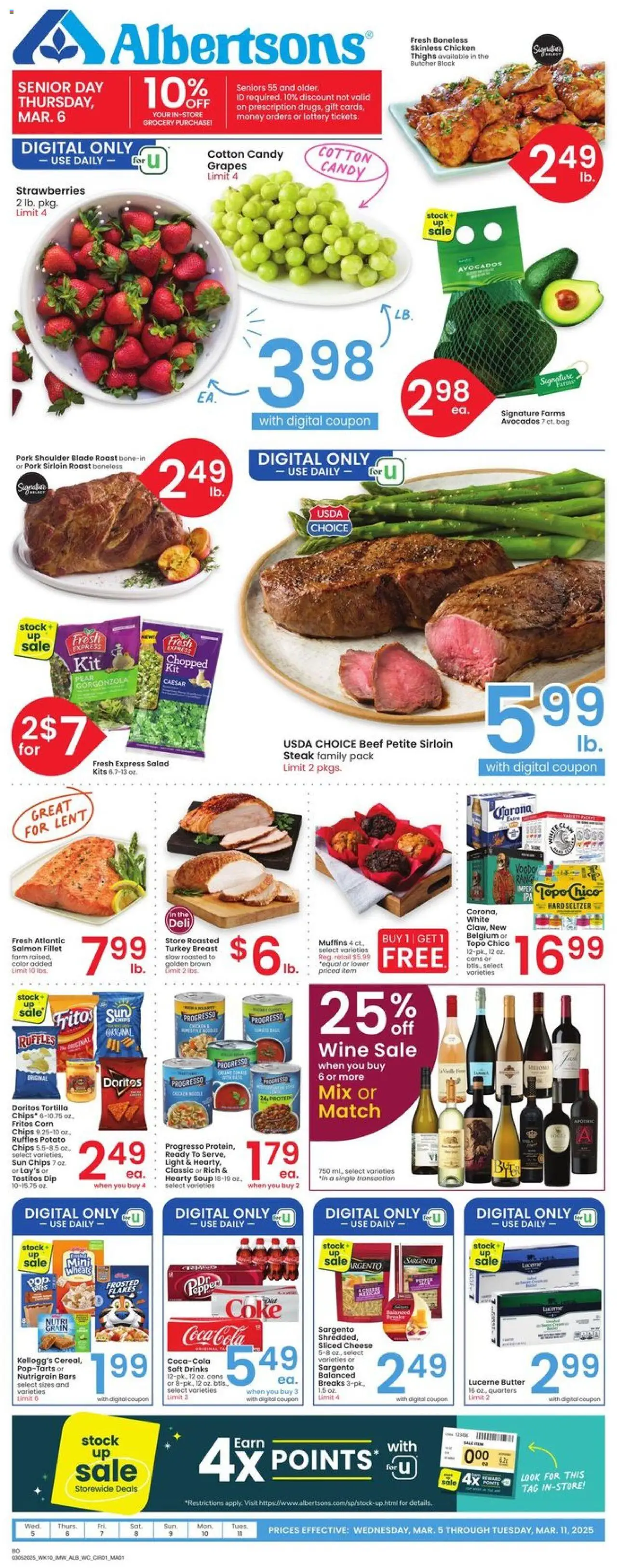 Albertsons Weekly Ad from 03/05/2025 - Flyer - Page number 1