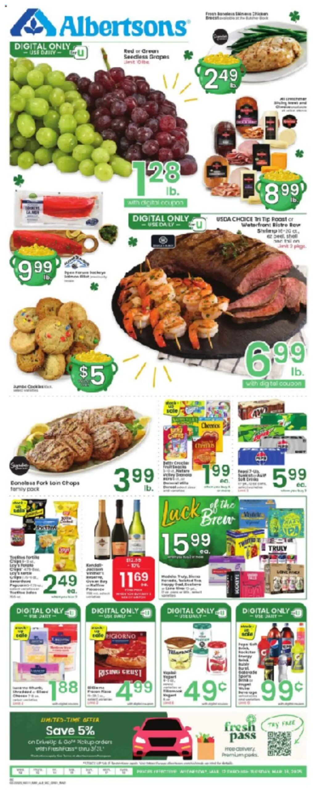 Albertsons Weekly Ad from 03/12/2025 >> Flyer