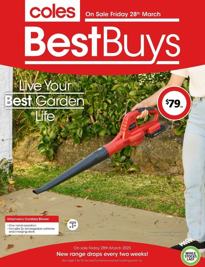 Coles Australia Catalogue 28 March 1 Coles Best Buys Live Your Best Garden Life Catalogues