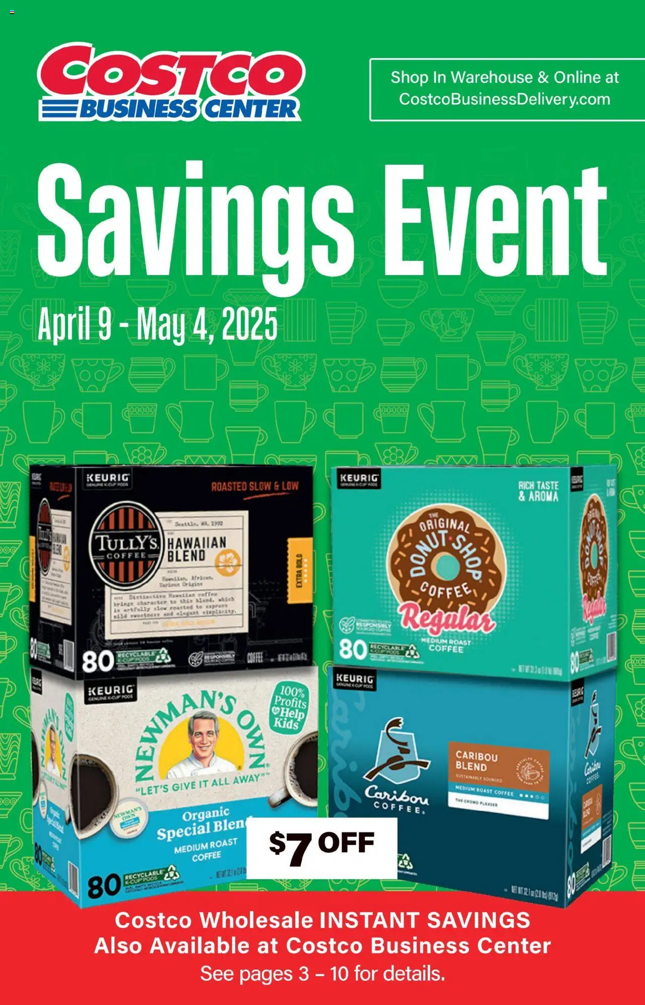 Costco Savings Event from 04/09/2025 >> Flyer