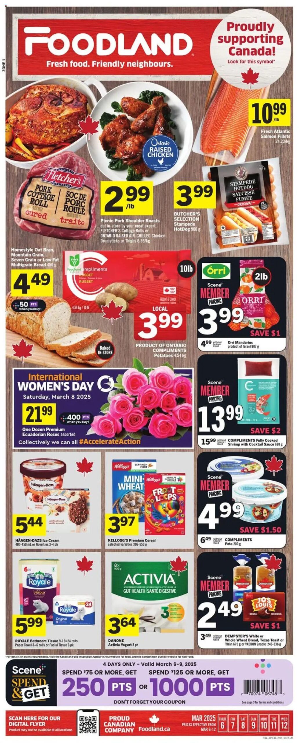 Foodland weekly flyer starting Mar 6, 2025 ⭐️