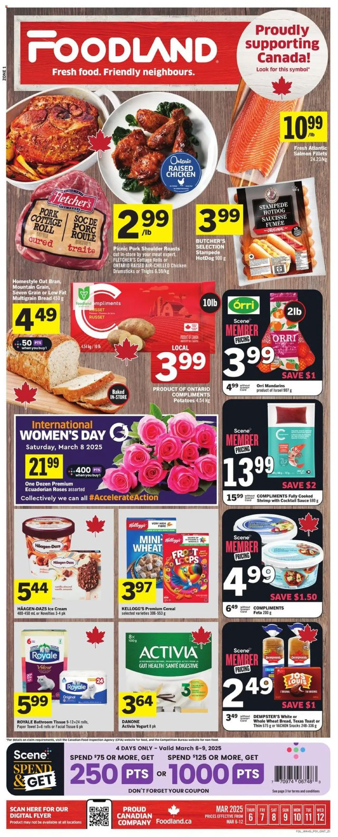 Foodland flyer valid from Mar 06, 2025 - page number 1