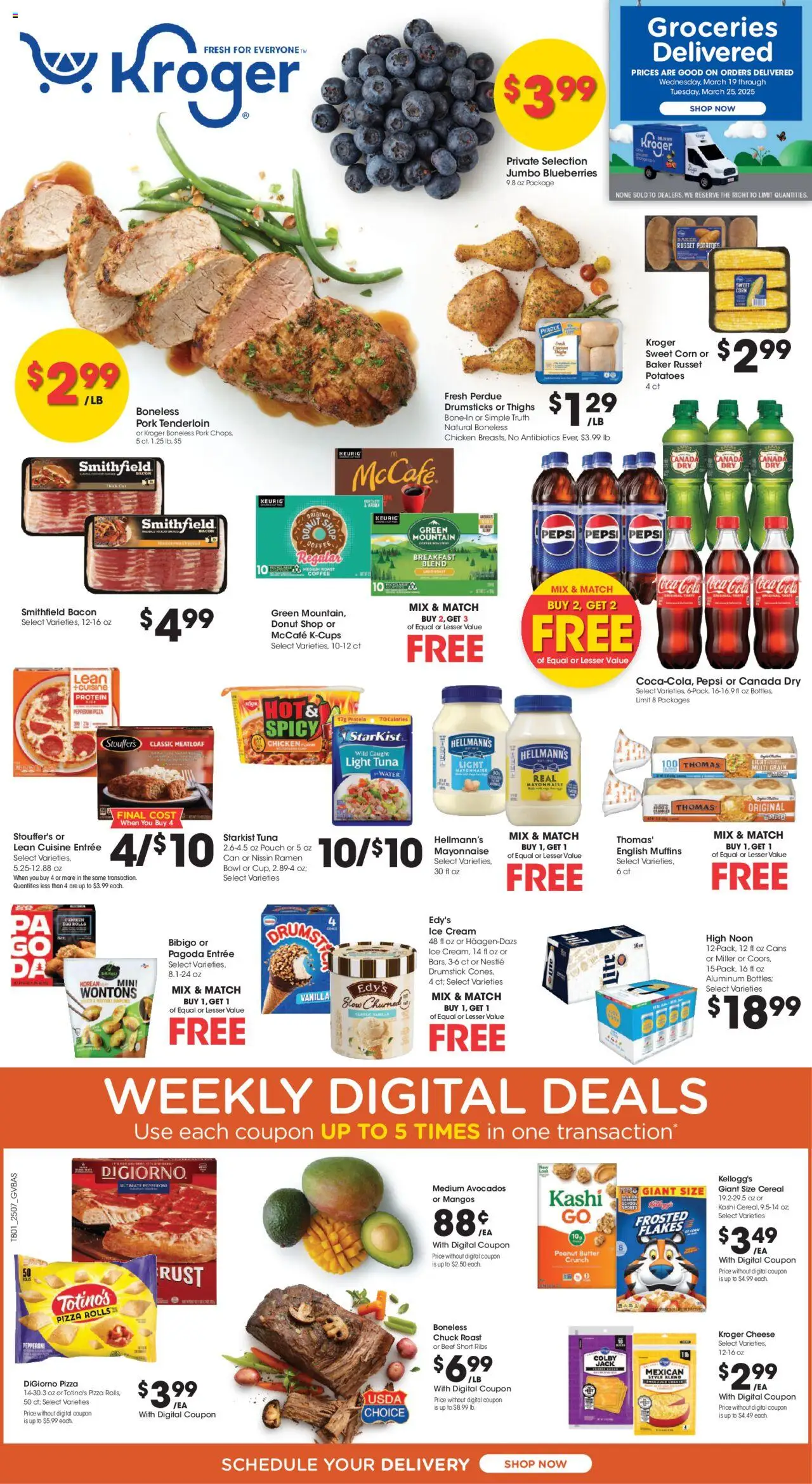 KROGER Weekly ad from 03/19/2025 >> Ad for next week