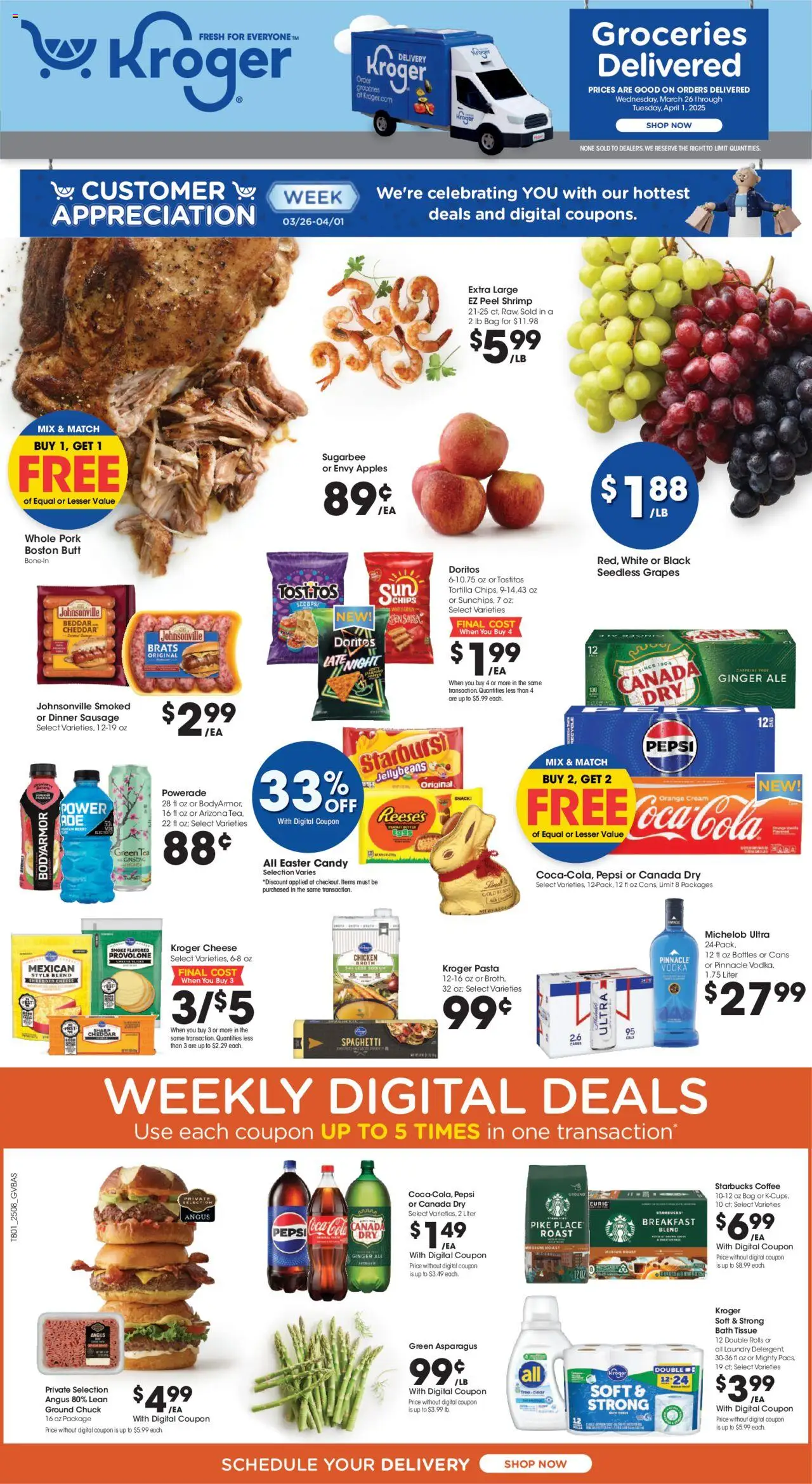 KROGER Weekly ad from 03/26/2025 >> Ad for next week