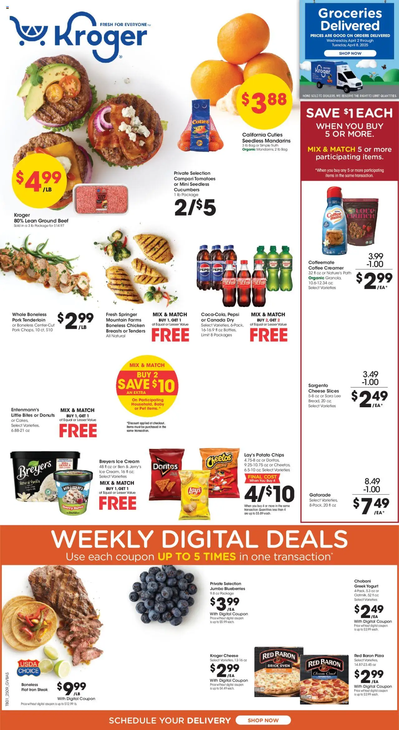 KROGER Weekly ad from 04/02/2025 >> Ad for next week