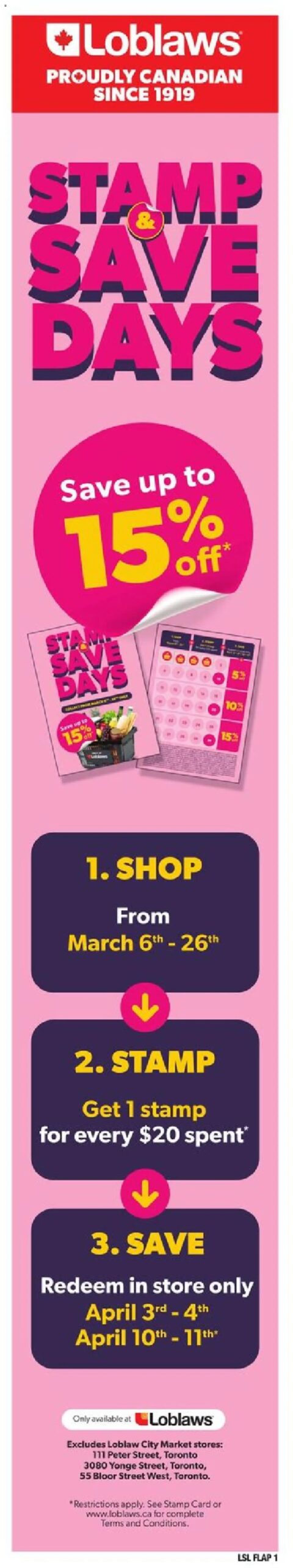 Loblaws circulaire valide 13 mars 2025 - 19 mars 2025