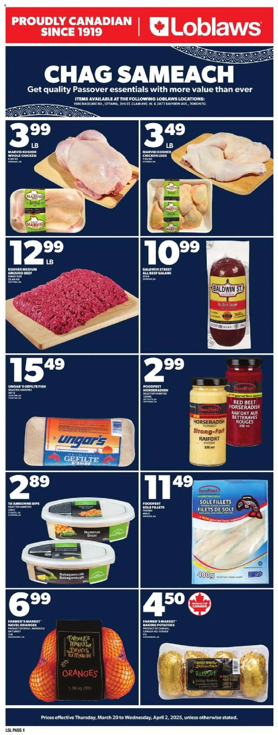 Loblaws weekly flyer starting Mar 20, 2025 ⭐️