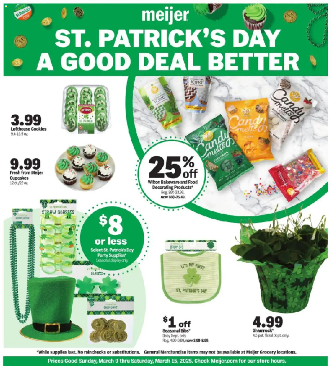 MEIJER AD from 03/09/2025 >> St. Patrick's Day > PREVIEW