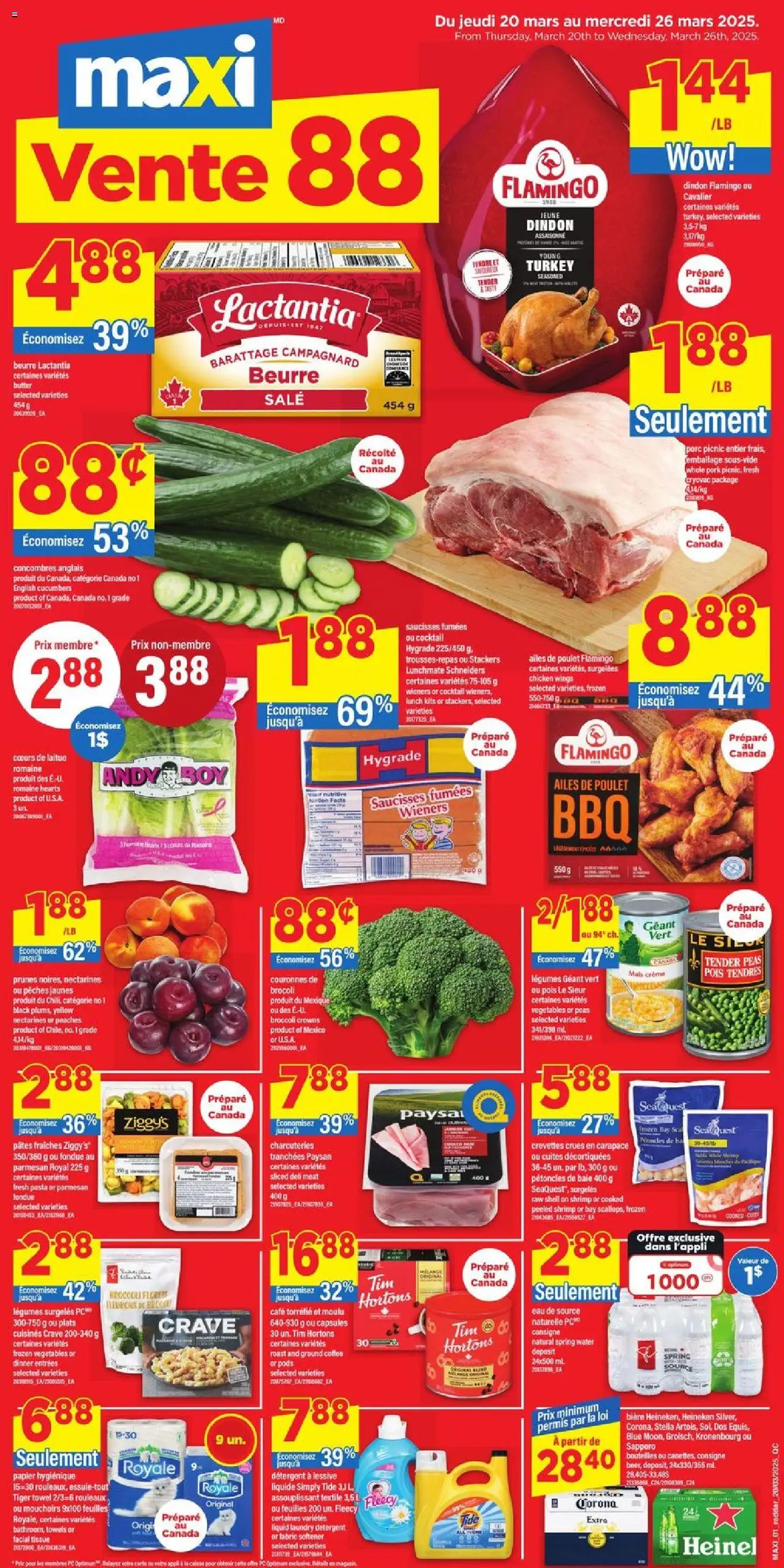 Maxi weekly flyer starting Mar 20, 2025 ⭐️
