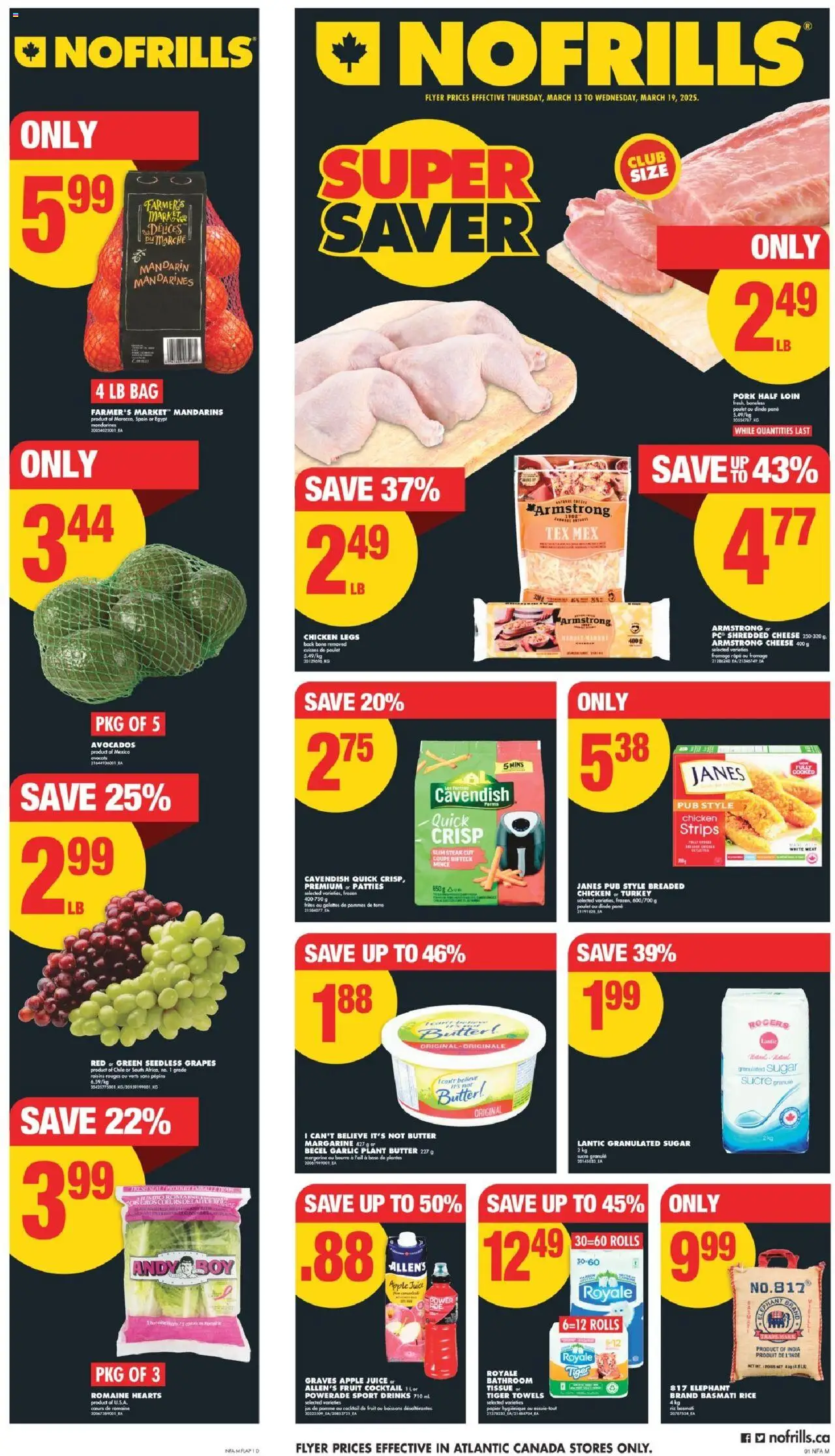 No Frills weekly flyer starting Mar 13, 2025 ⭐️