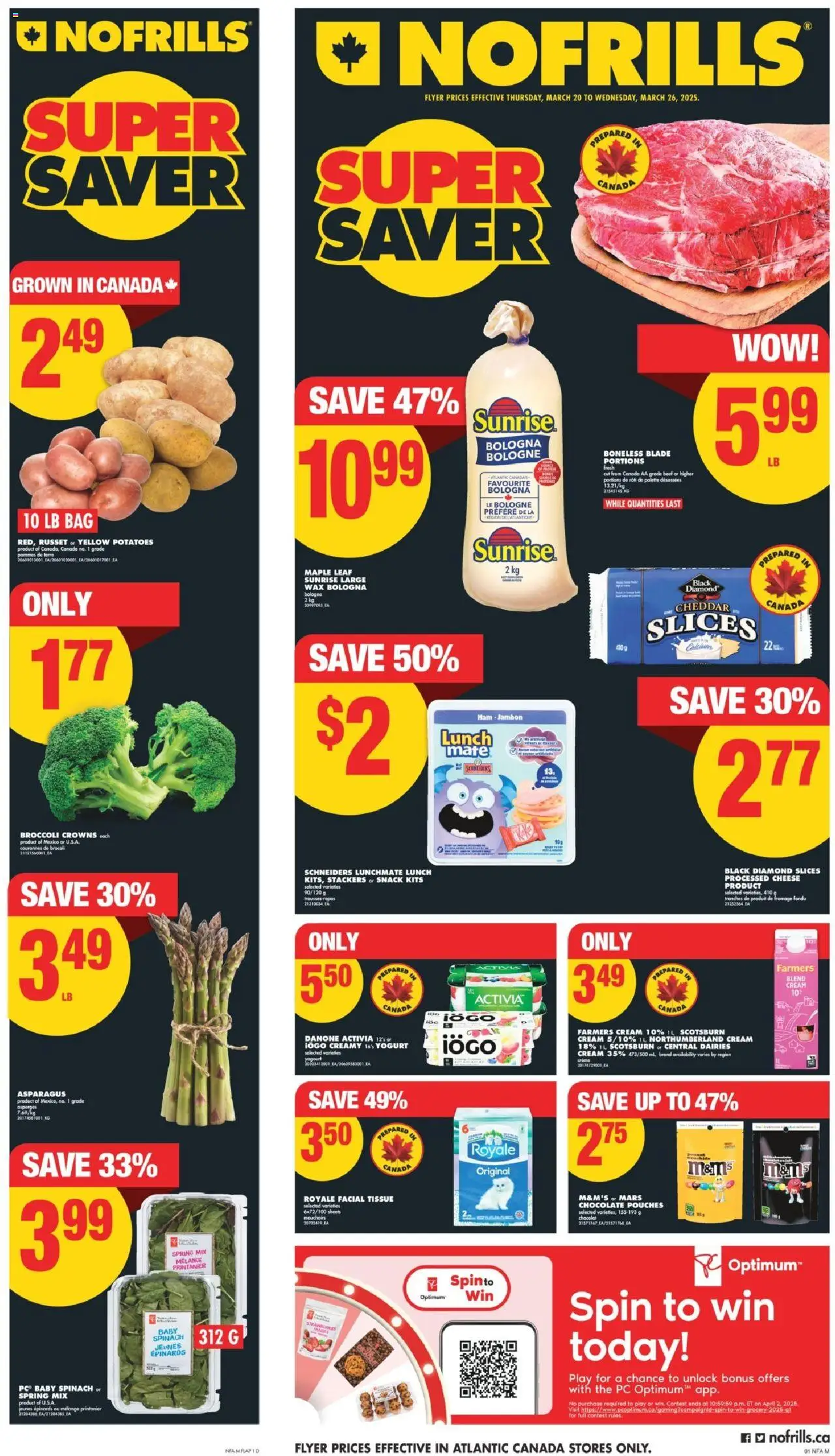 No Frills weekly flyer starting Mar 20, 2025 ⭐️