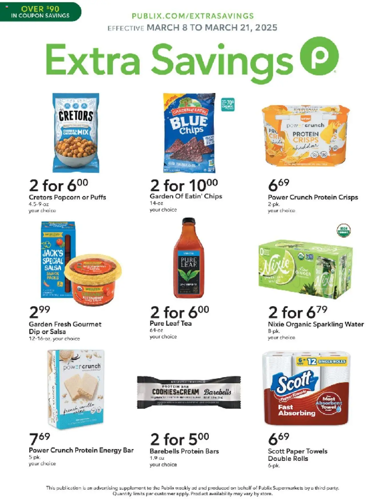 PUBLIX Weekly ad from 03/08/2025 >> Ad this week, Flyer