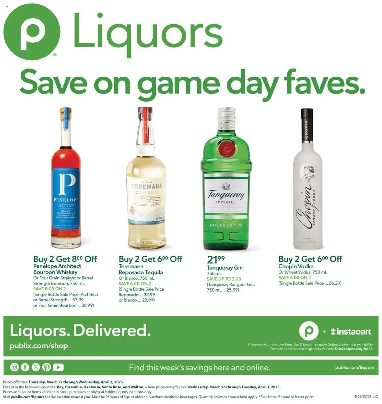 PUBLIX Weekly ad from 03/27/2025 >> Ad this week, Flyer