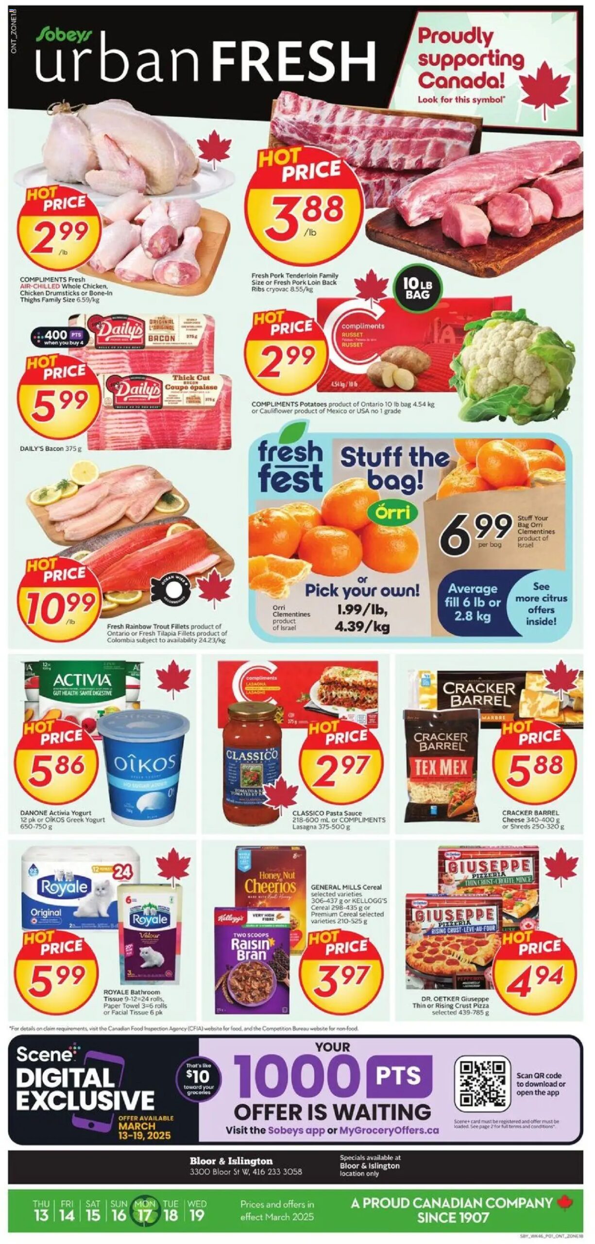 Sobeys weekly flyer starting Mar 13, 2025 ⭐️