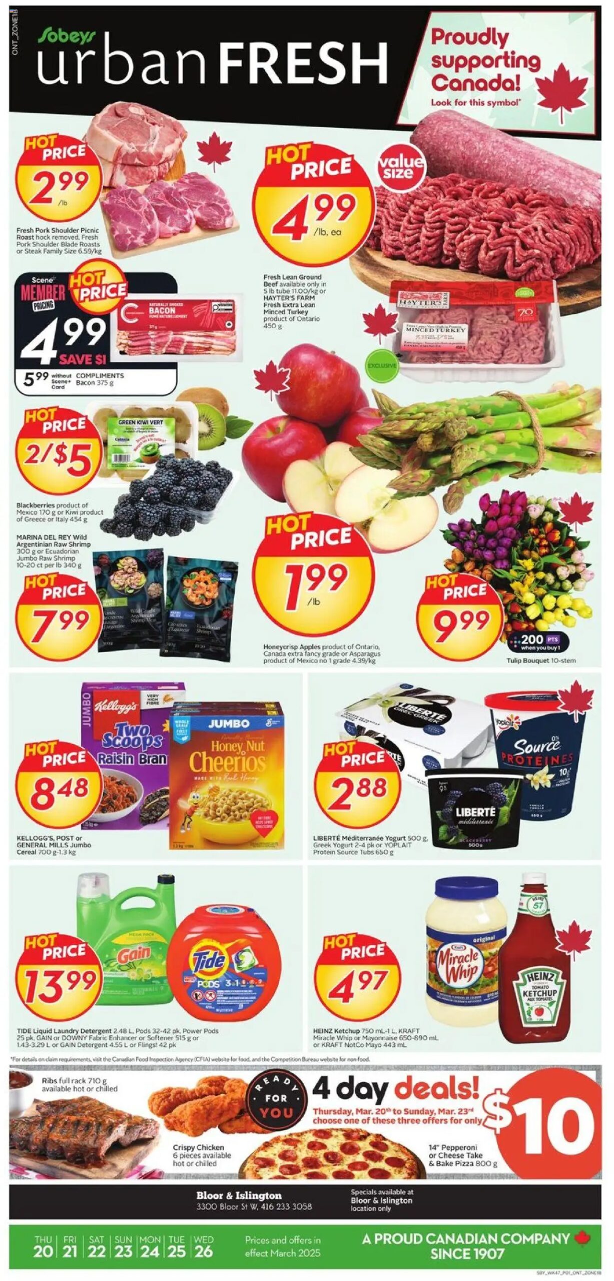 Sobeys weekly flyer starting Mar 20, 2025 ⭐️