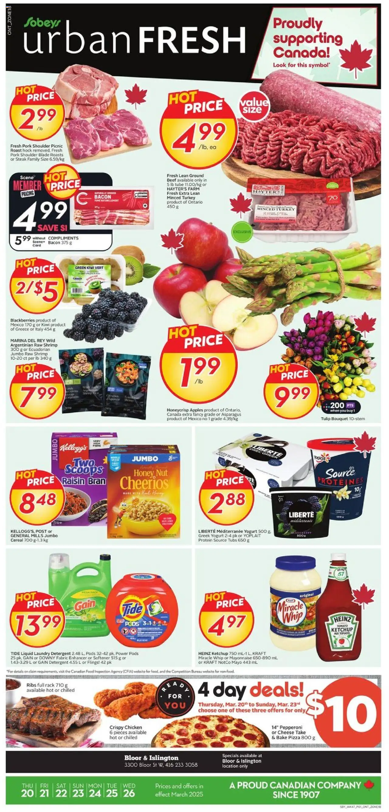 Sobeys flyer valid from Mar 20, 2025 - page number 1